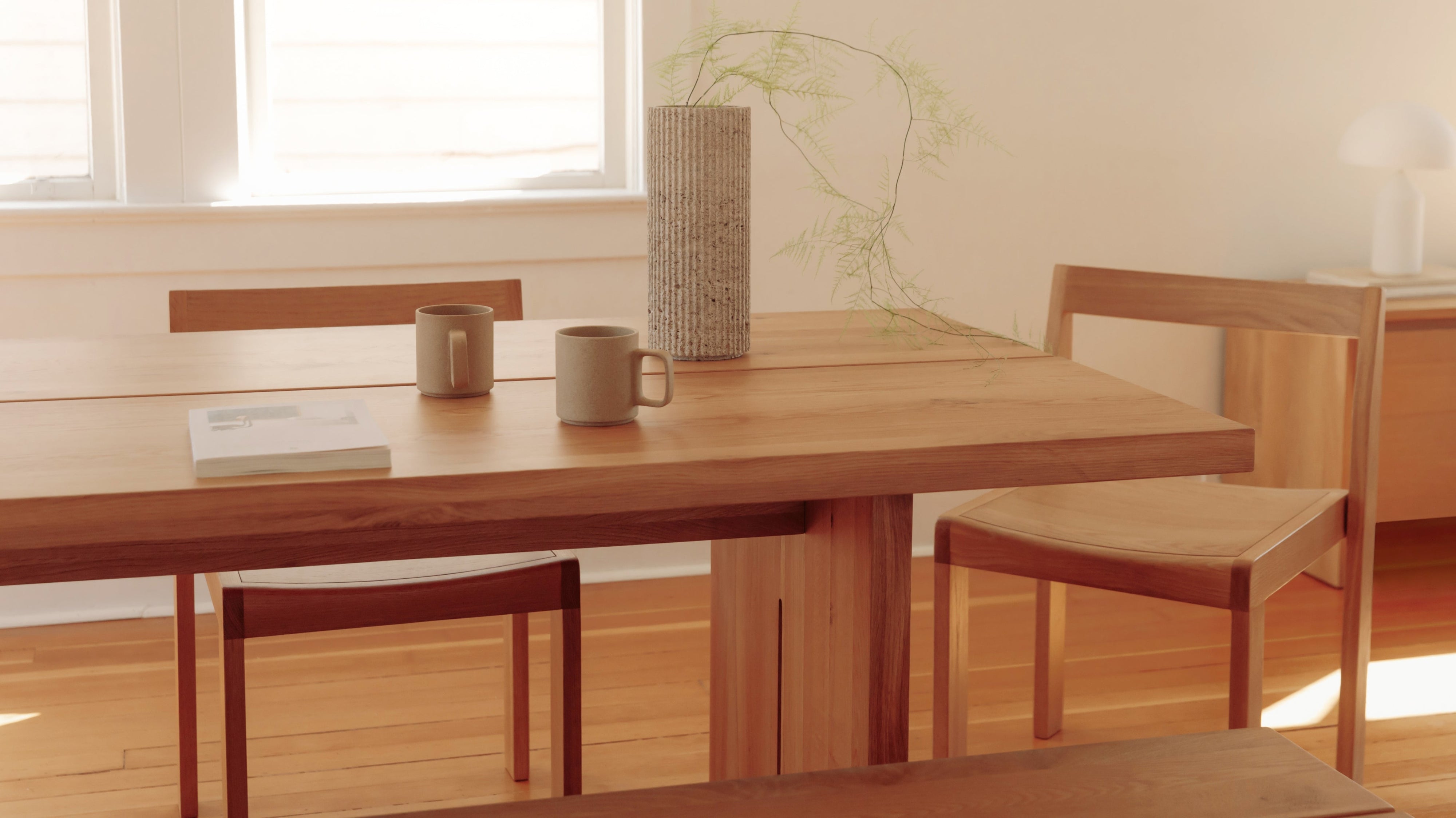 Plane Dining Table, Seats 4-6 People, Oak