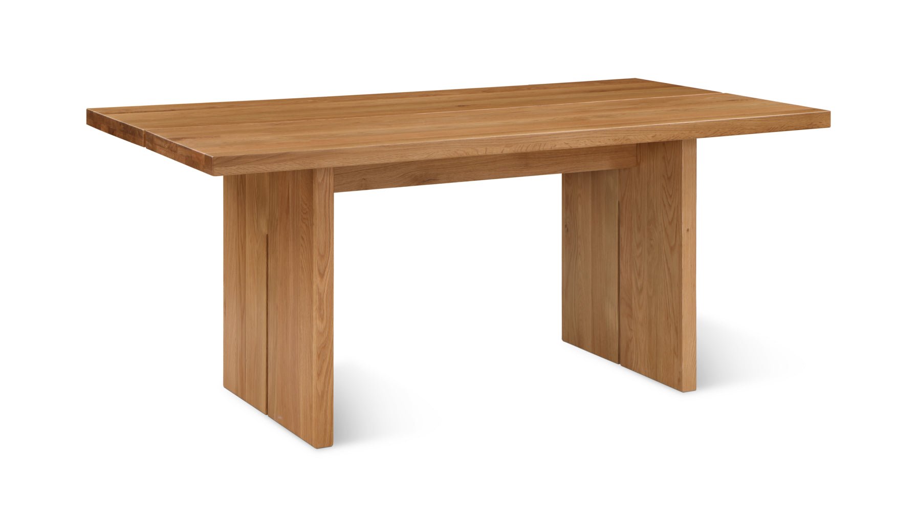 Plane Dining Table, Seats 4-6 People, Oak - Image 1