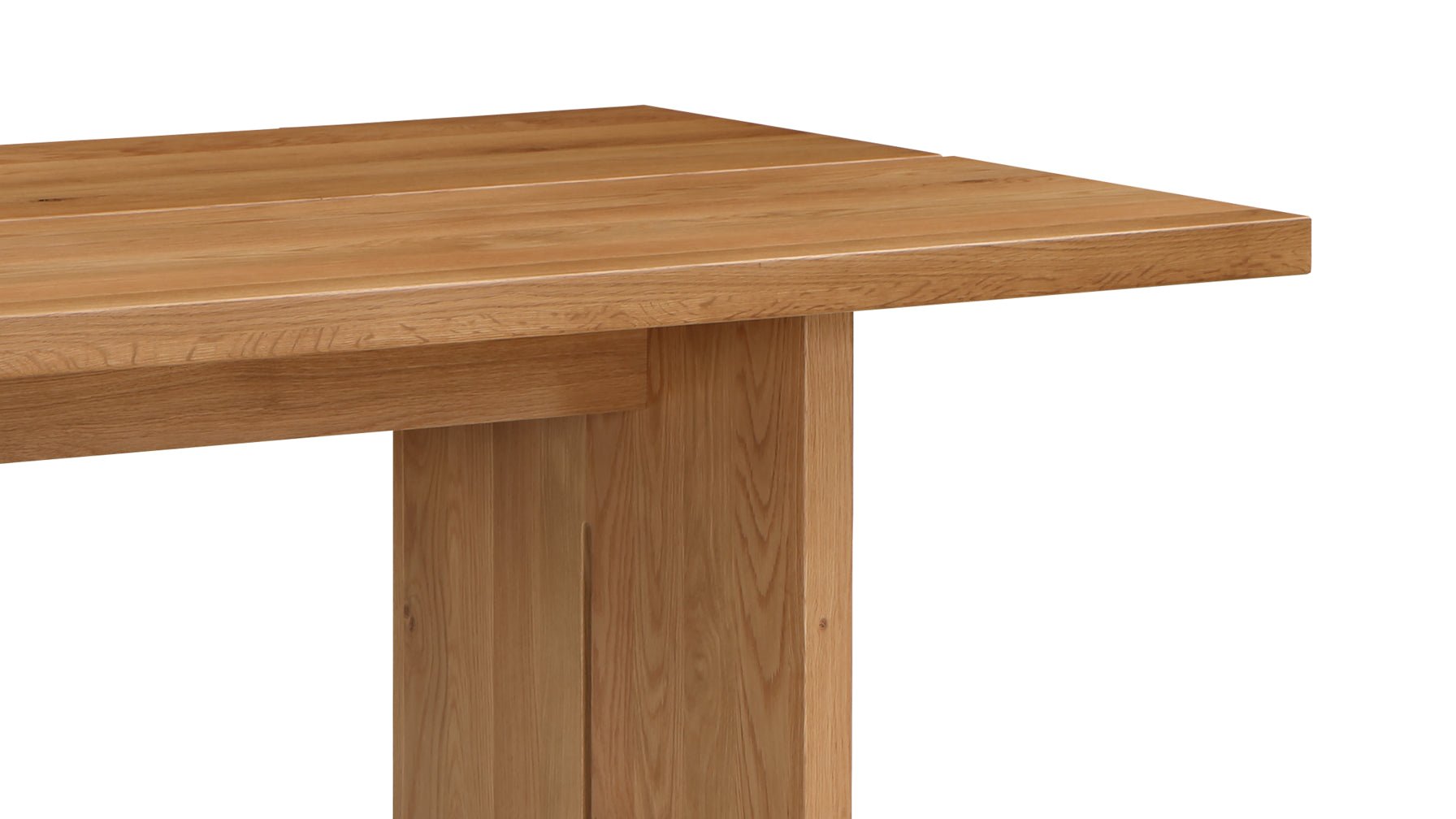 Plane Dining Table, Seats 4-6 People, Oak - Image 9