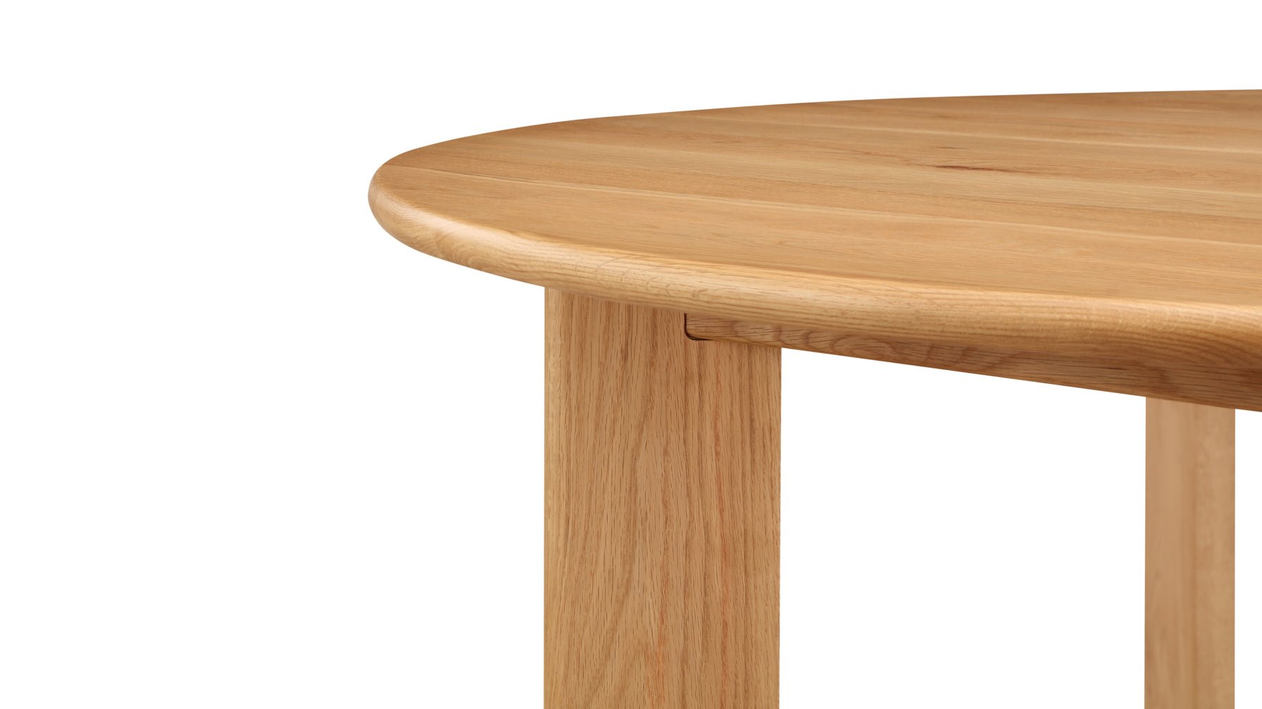 Frame Round Dining Table, Seats 4-5, Oak