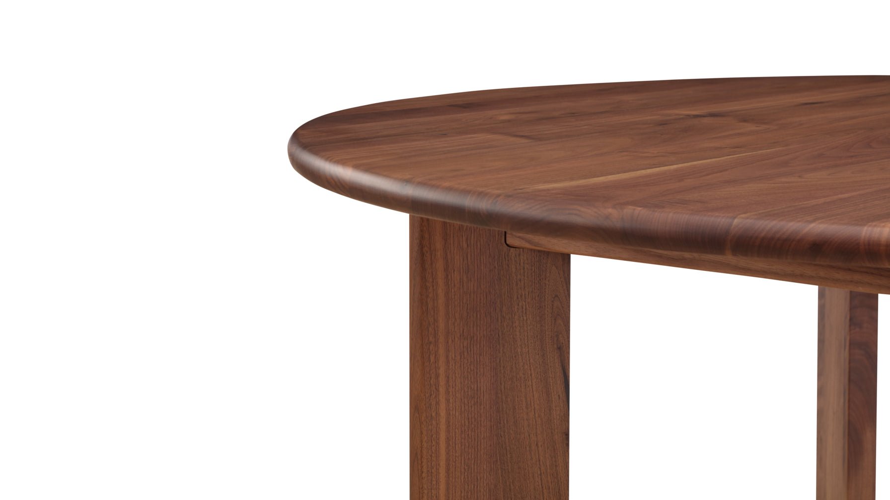 Frame Round Dining Table, Seats 4-5, American Walnut