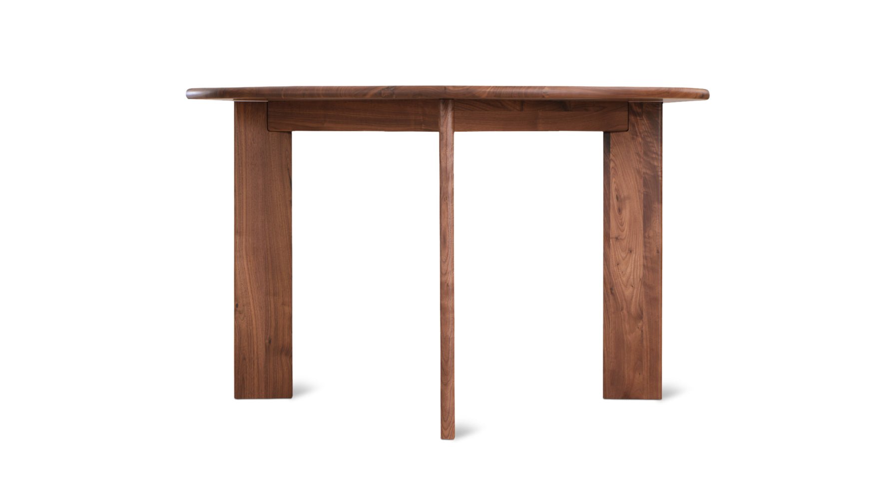 Frame Round Dining Table, Seats 4-5, American Walnut