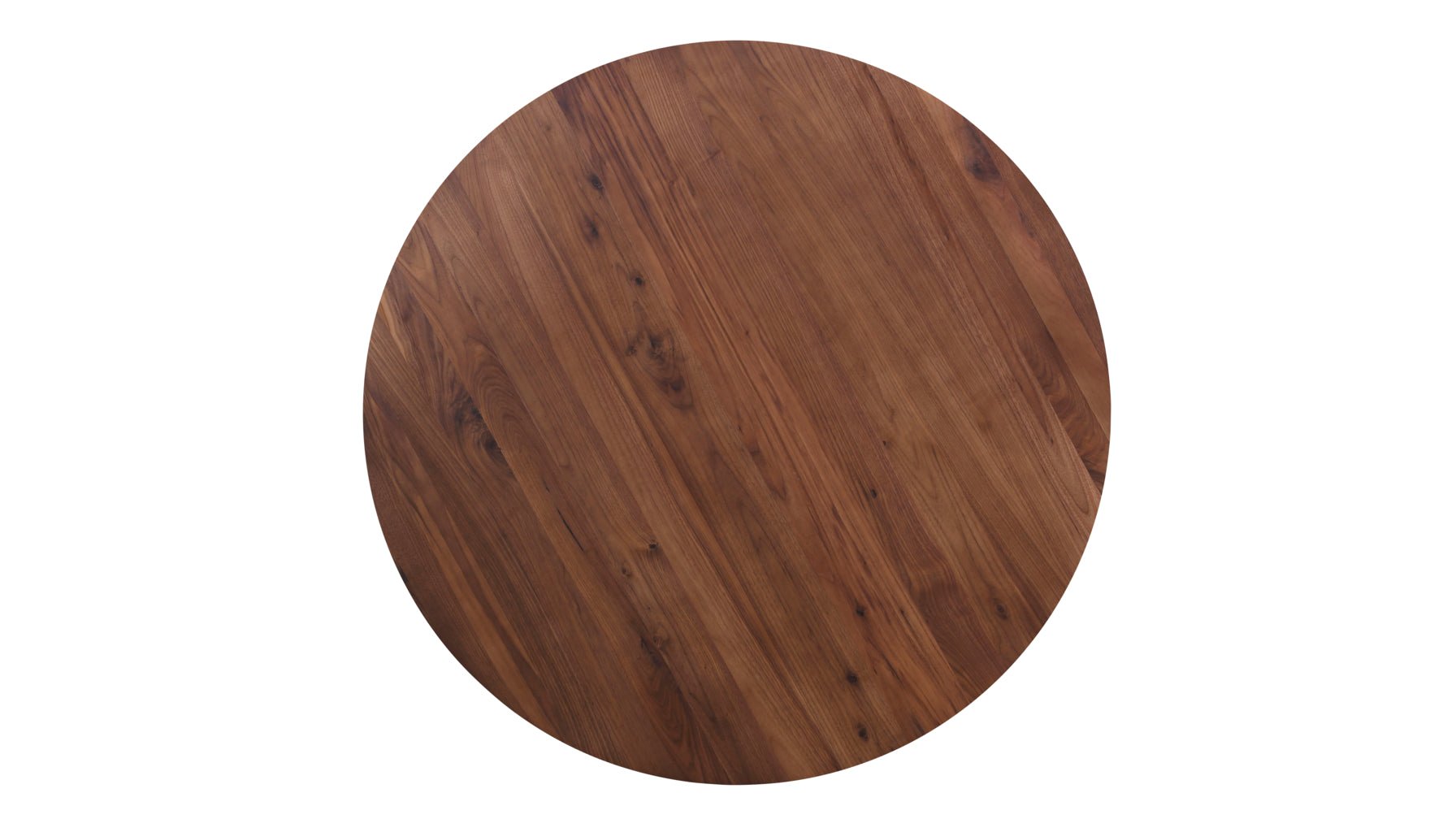 Frame Round Dining Table, Seats 4-5, American Walnut