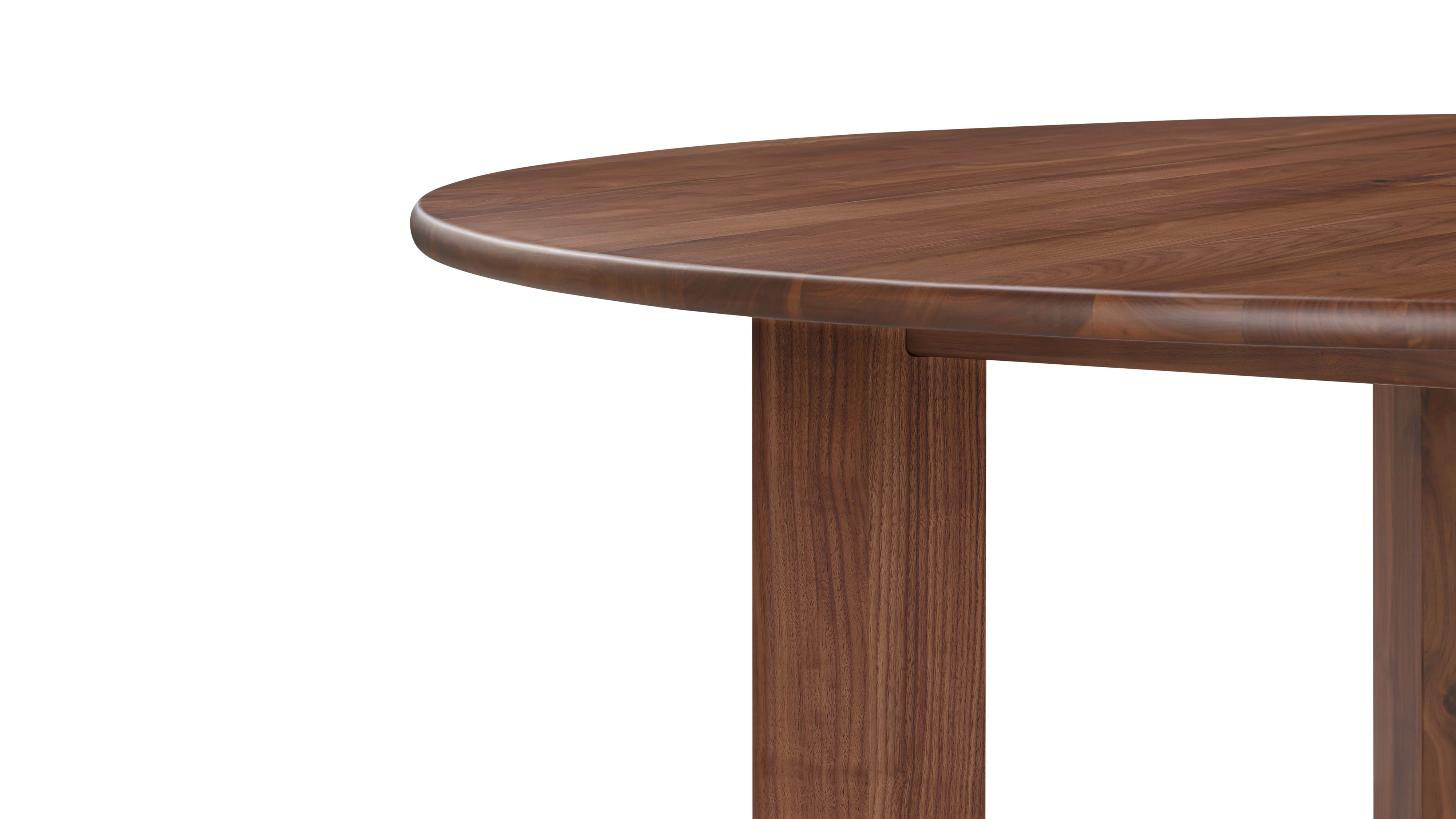 Frame Round Dining Table, Seats 6-7 People, American Walnut - Image 5