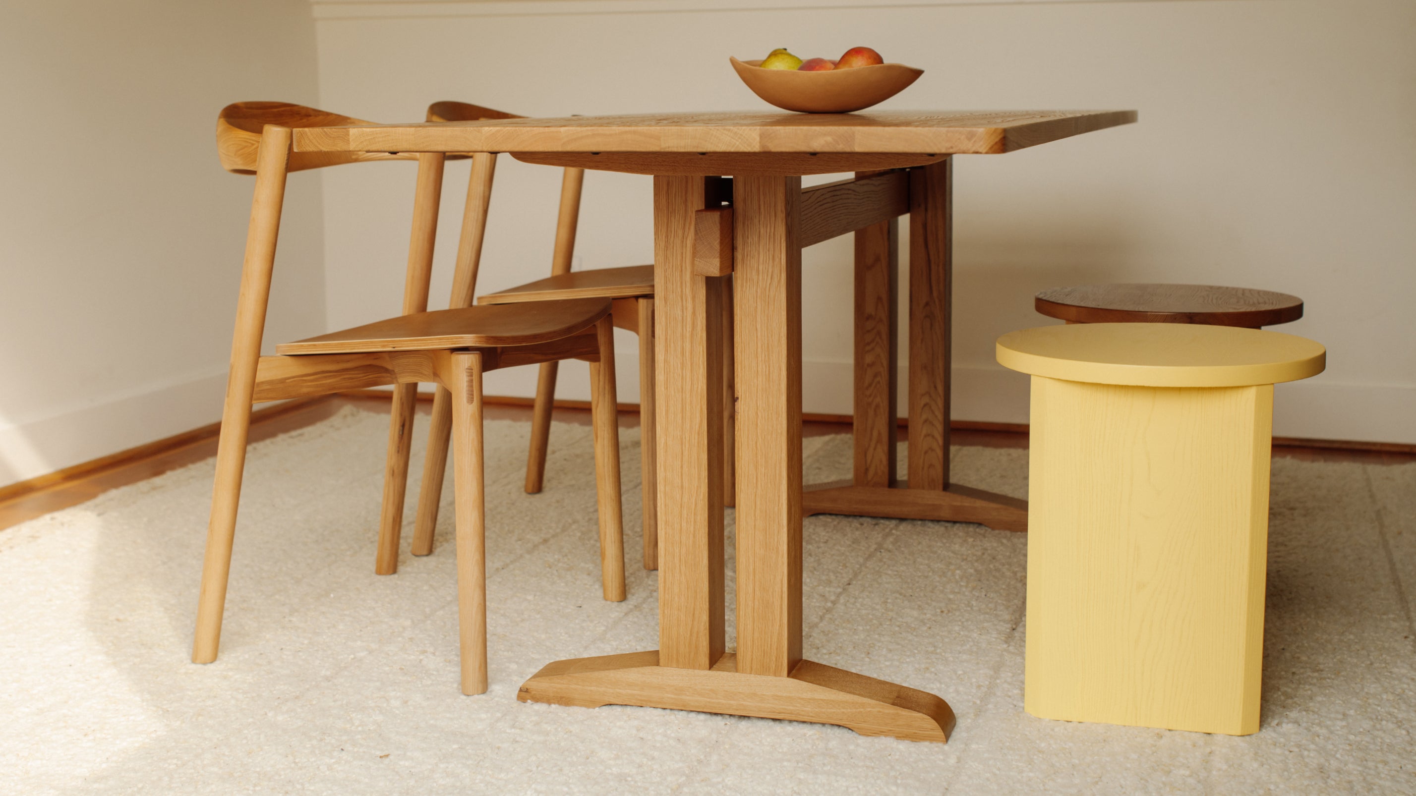 Flight Dining Table, Seats 6 - 8, Brushed American Walnut - Sundays Company CanadaDIN-BC-024-210