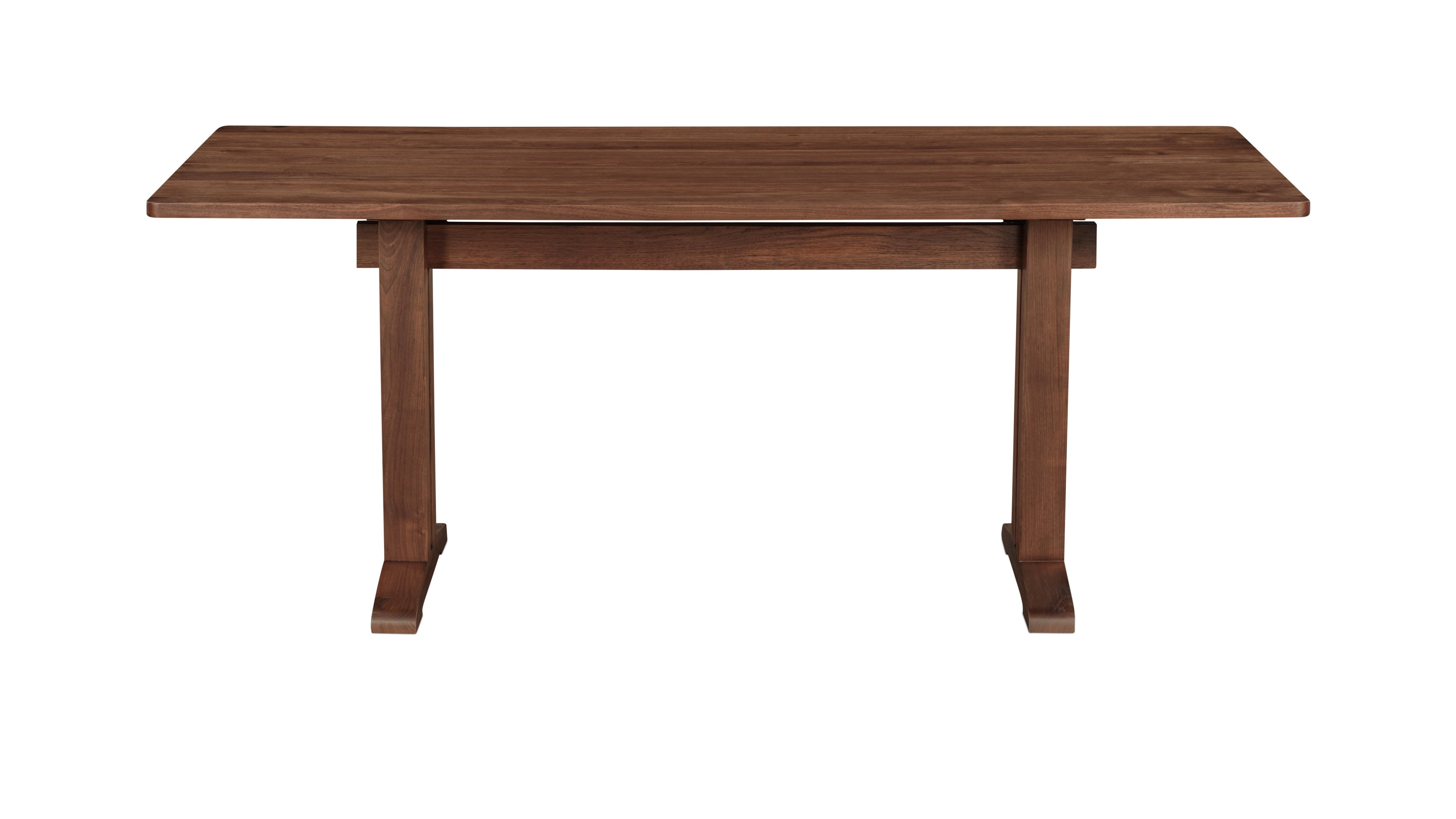 Flight Dining Table, Seats 6-8, Brushed American Walnut