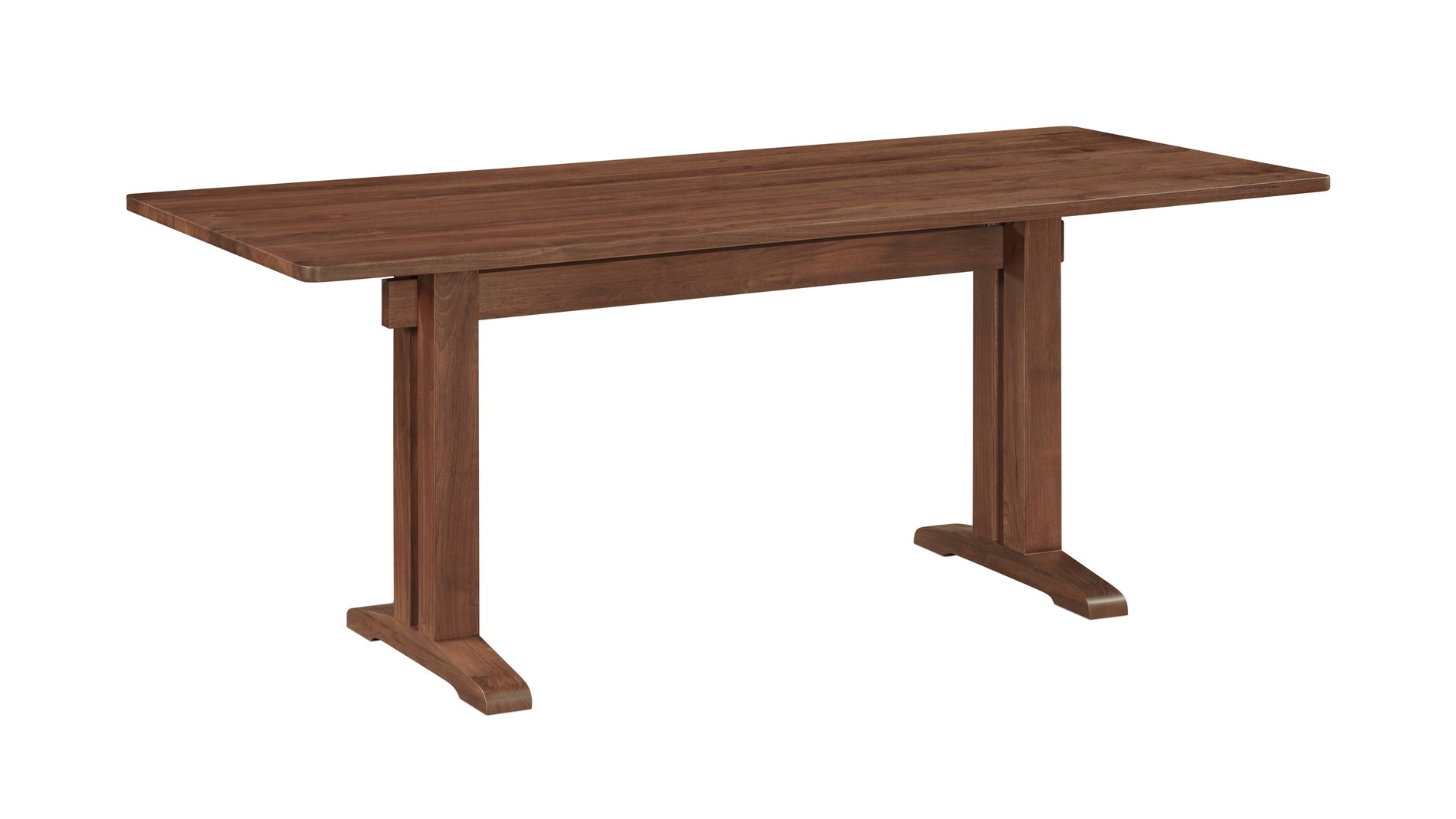 Flight Dining Table, Seats 6-8, Brushed American Walnut_image