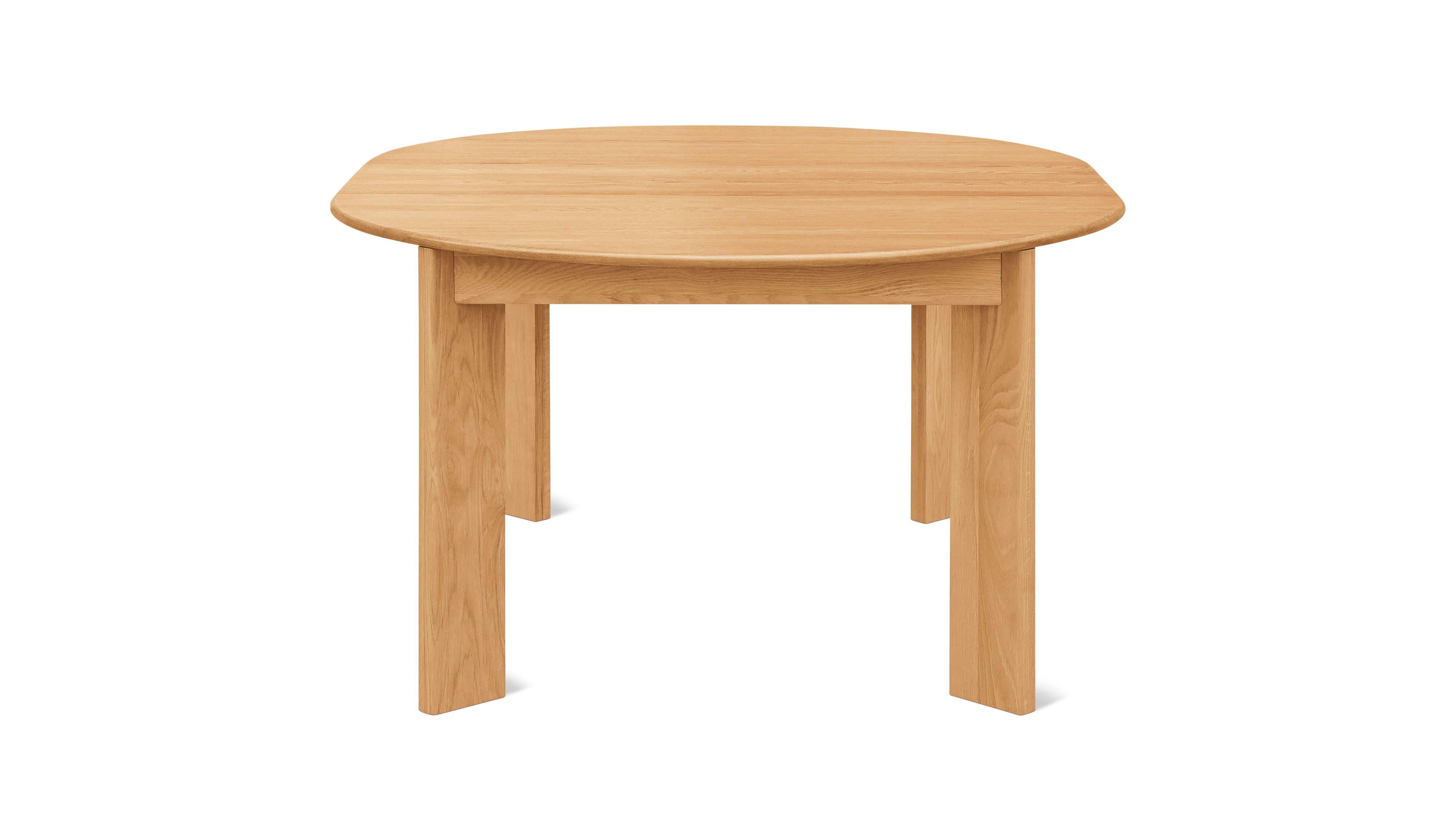 Frame Round Extendable Dining Table, Seats 4-8, Oak