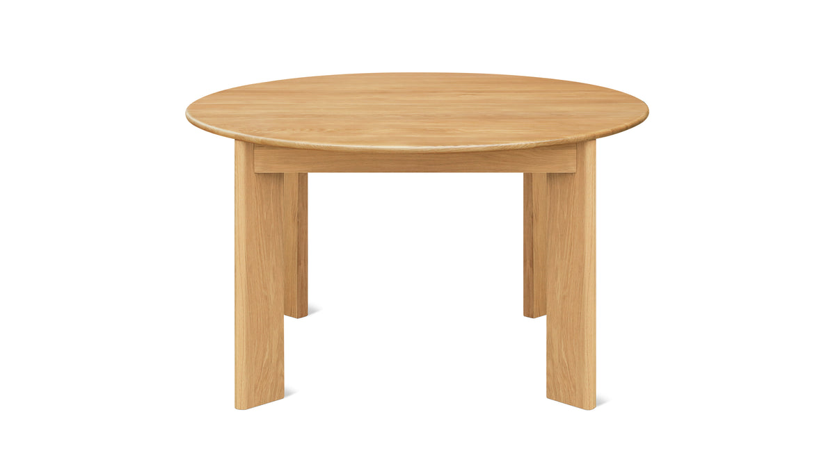 Frame Round Extendable Dining Table, Seats 4-8, Oak