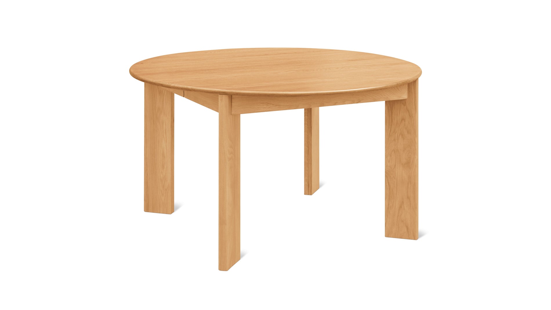 Frame Round Extendable Dining Table, Seats 4-8, Oak_image