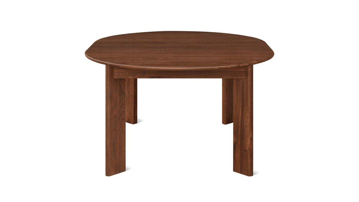 Frame Round Extendable Dining Table, Seats 4-8, American Walnut