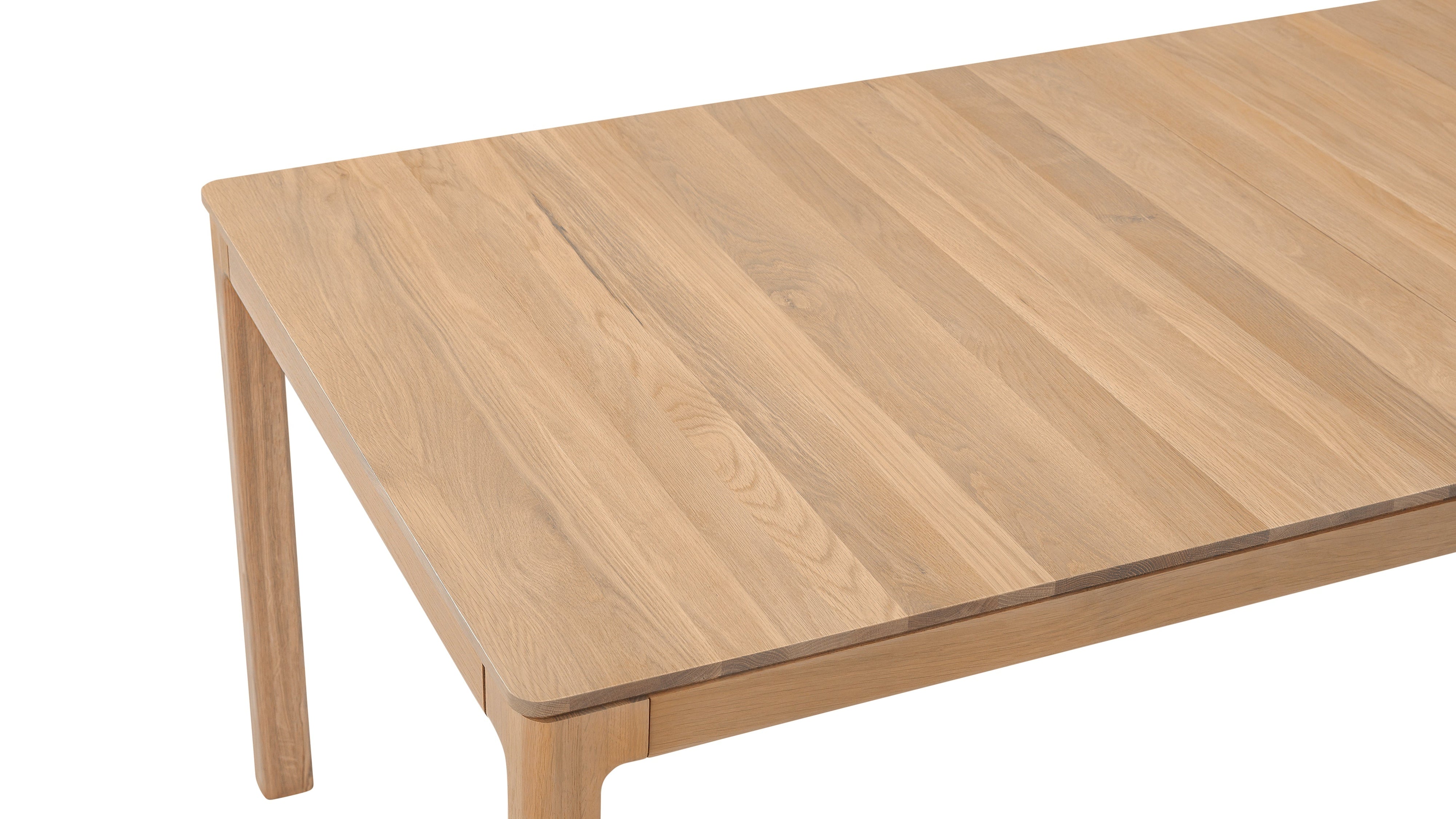Bridge Extendable Dining Table, Seats 6-10, Oak