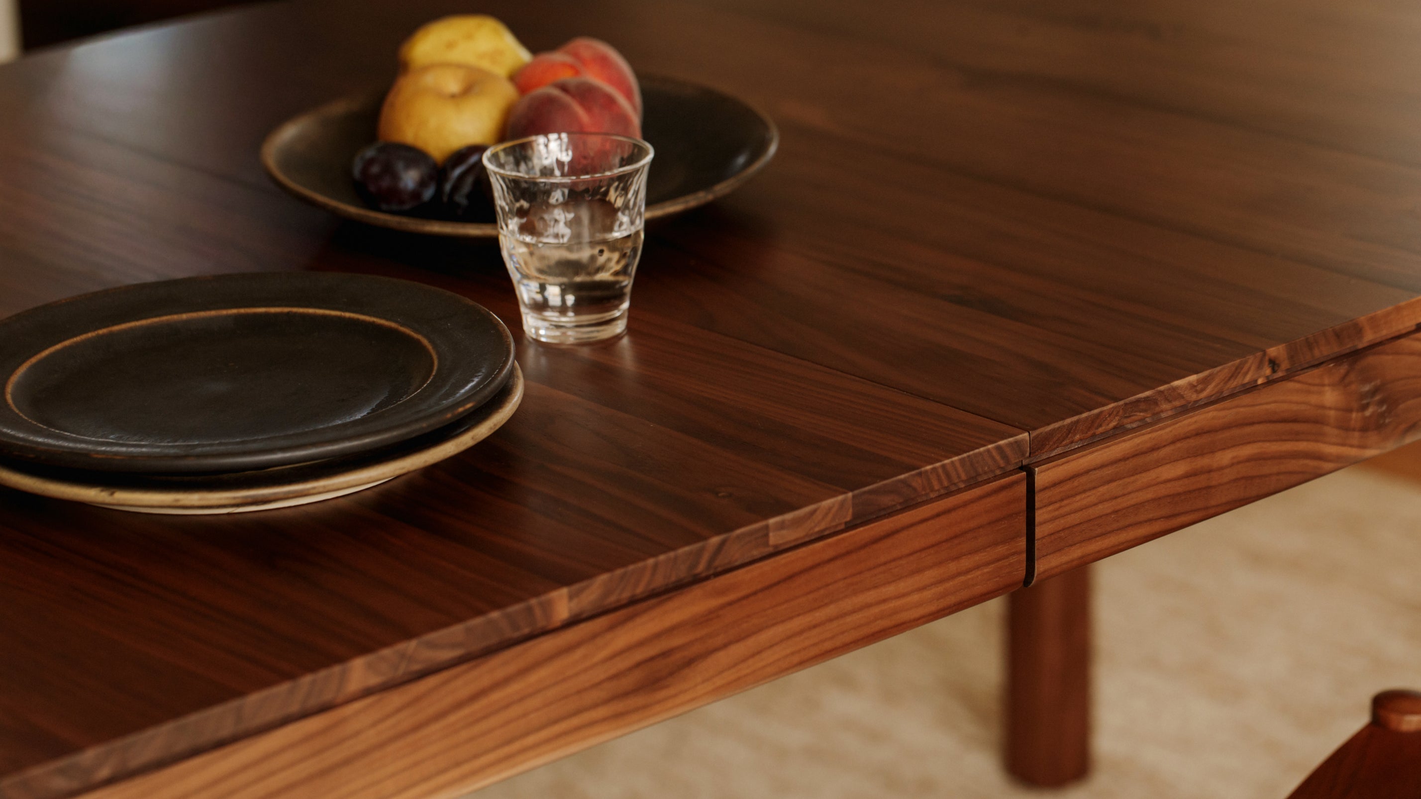 Bridge Extendable Dining Table, Seats, 6 - 10, American Walnut - Sundays Company CanadaDIN-YC-001-109