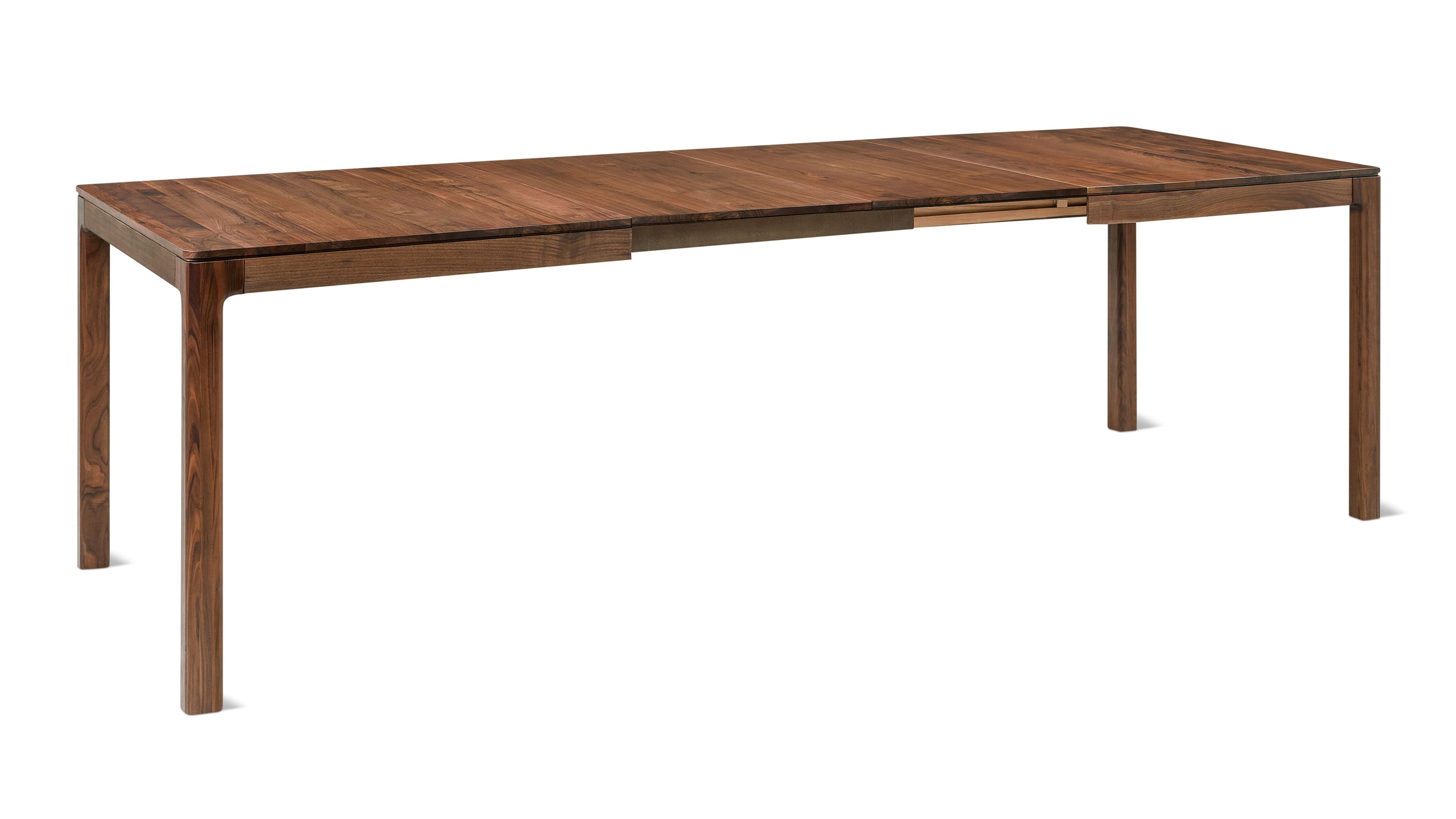 Bridge Extendable Dining Table, Seats 6-10, American Walnut