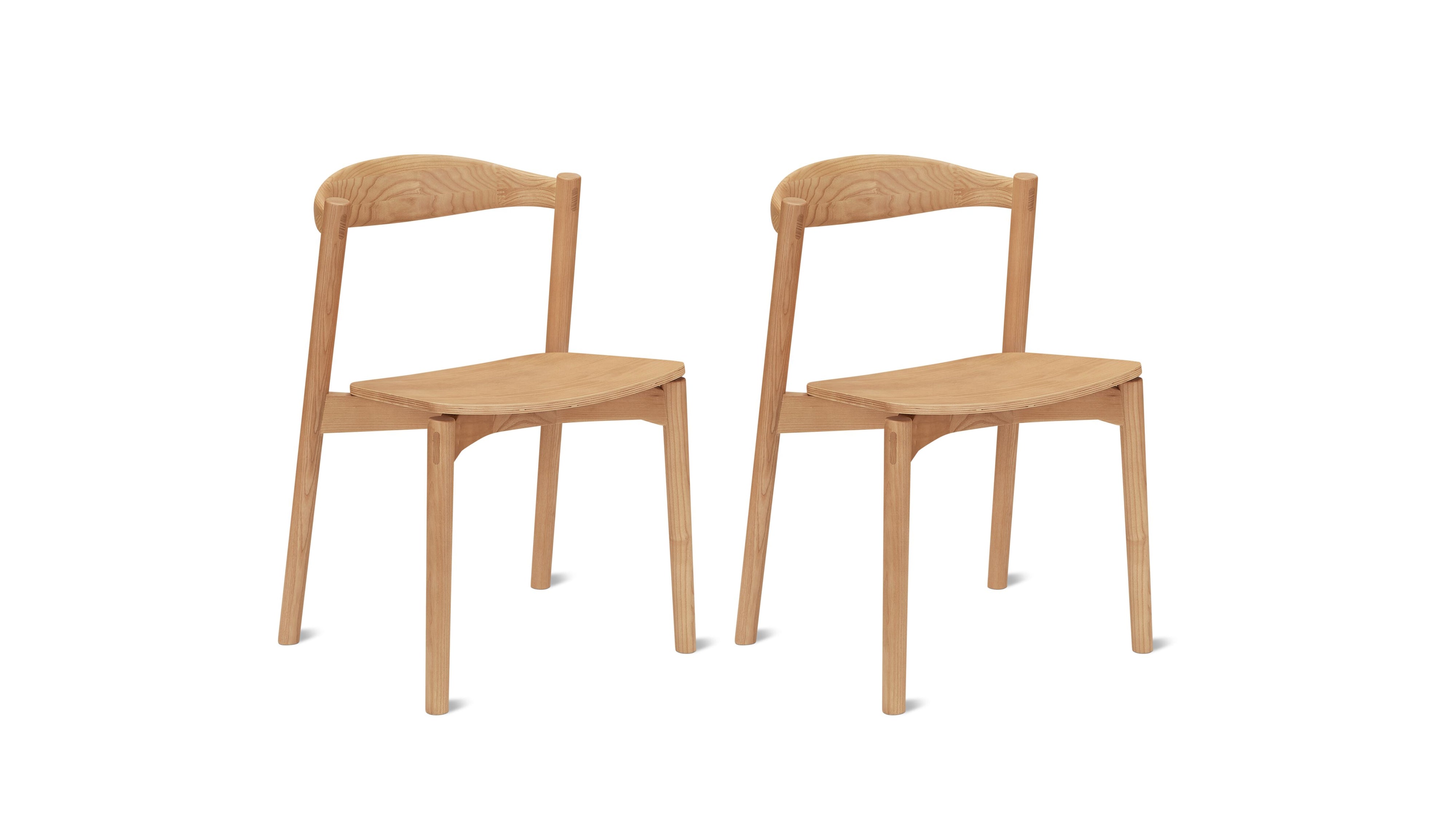 Haven Dining Chair (Set Of Two), Stained Oak
