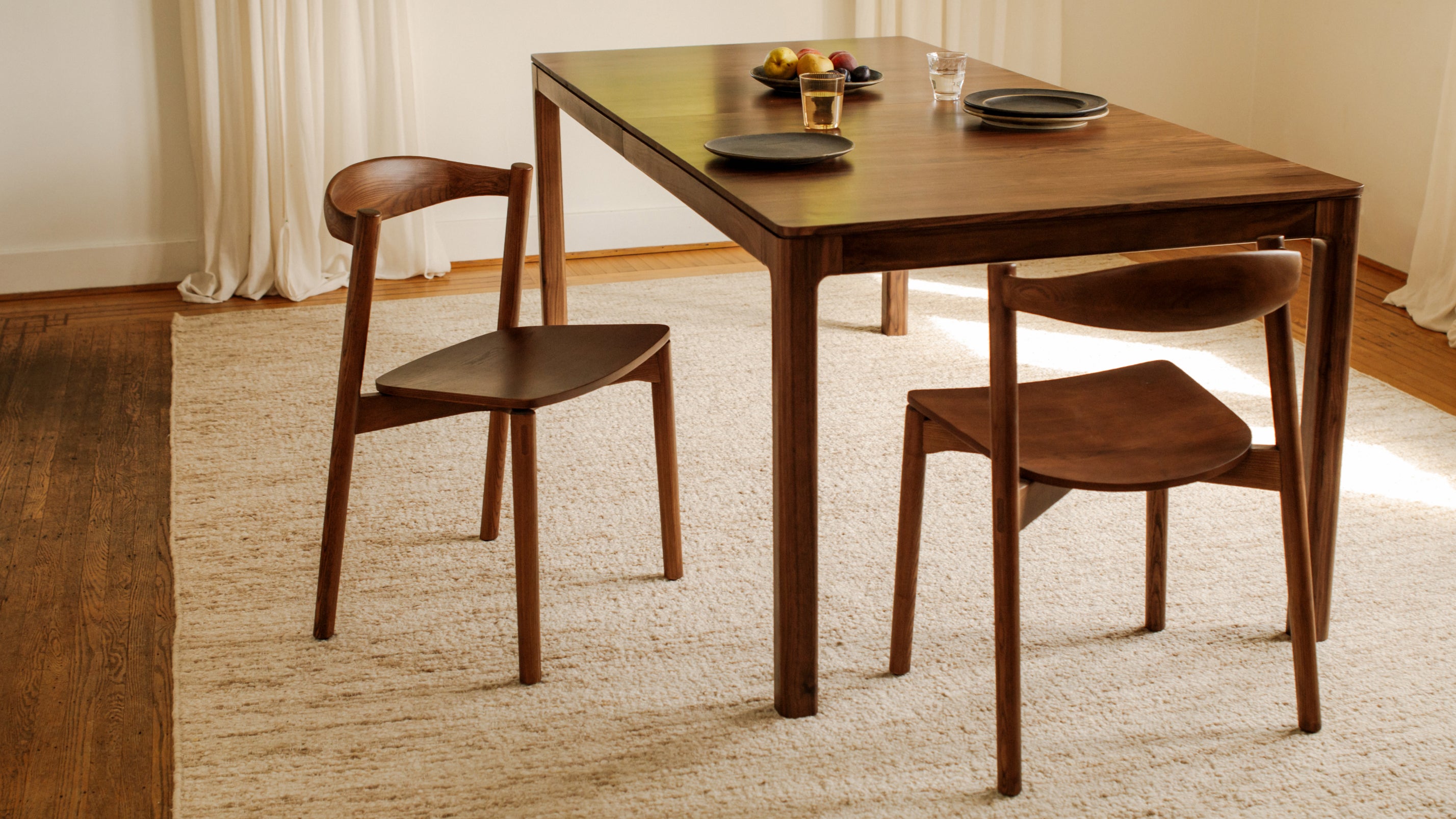Haven Dining Chair (Set Of Two), Stained Walnut - Sundays Company CanadaDNC-EW-003-124