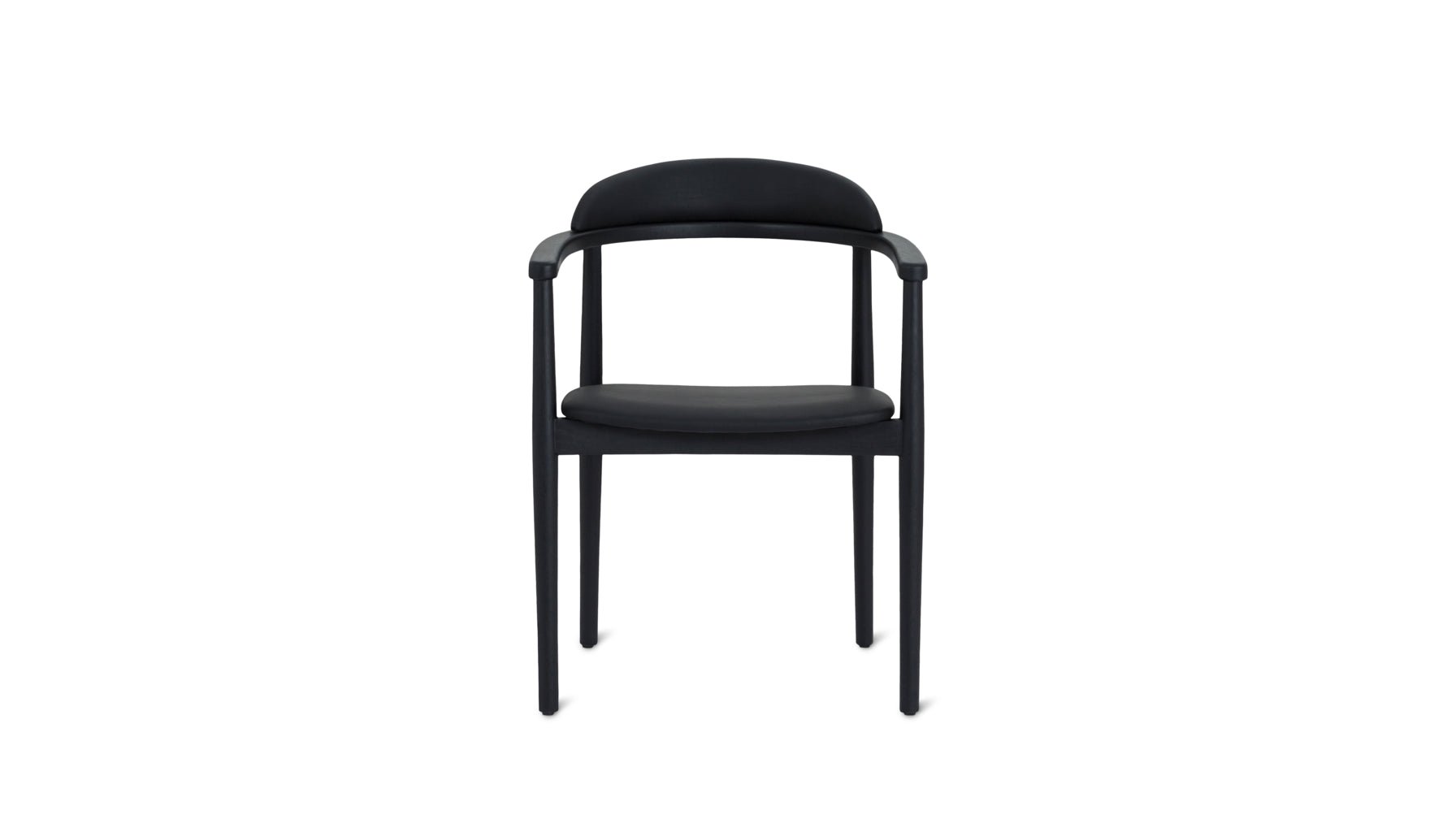 Count On Me Dining Chair, Black Oak, Black Seat_image