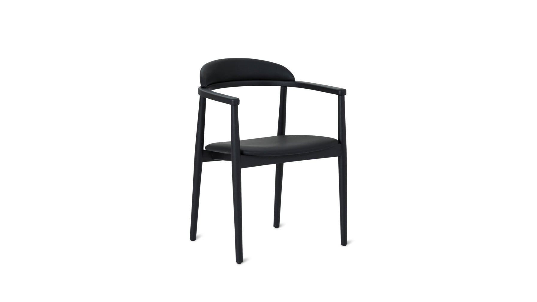 Count On Me Dining Chair, Black Oak, Black Seat - Sundays Company CanadaDNC-SH-005-002