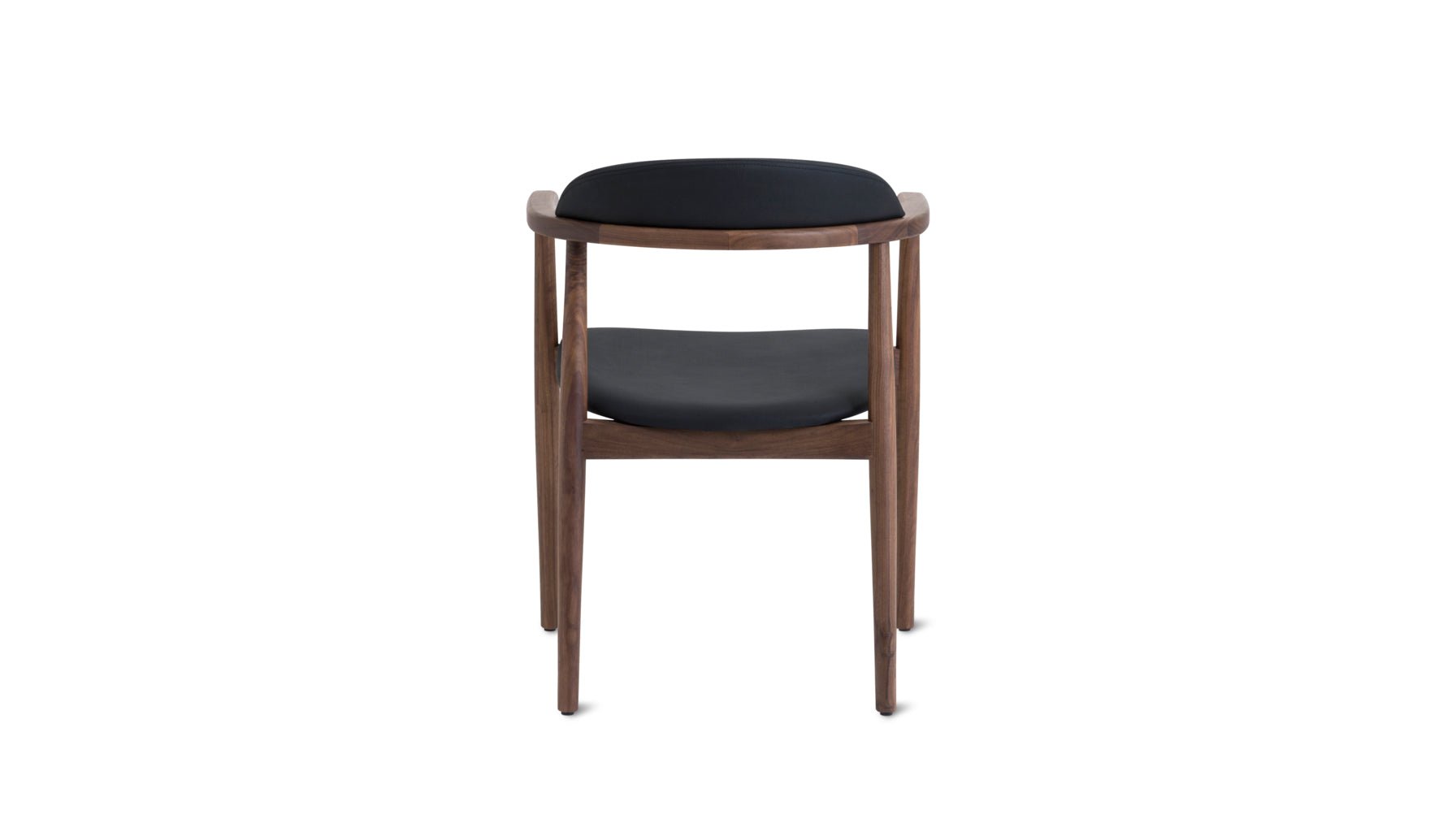 Count On Me Dining Chair, Walnut, Black Seat - Image 12