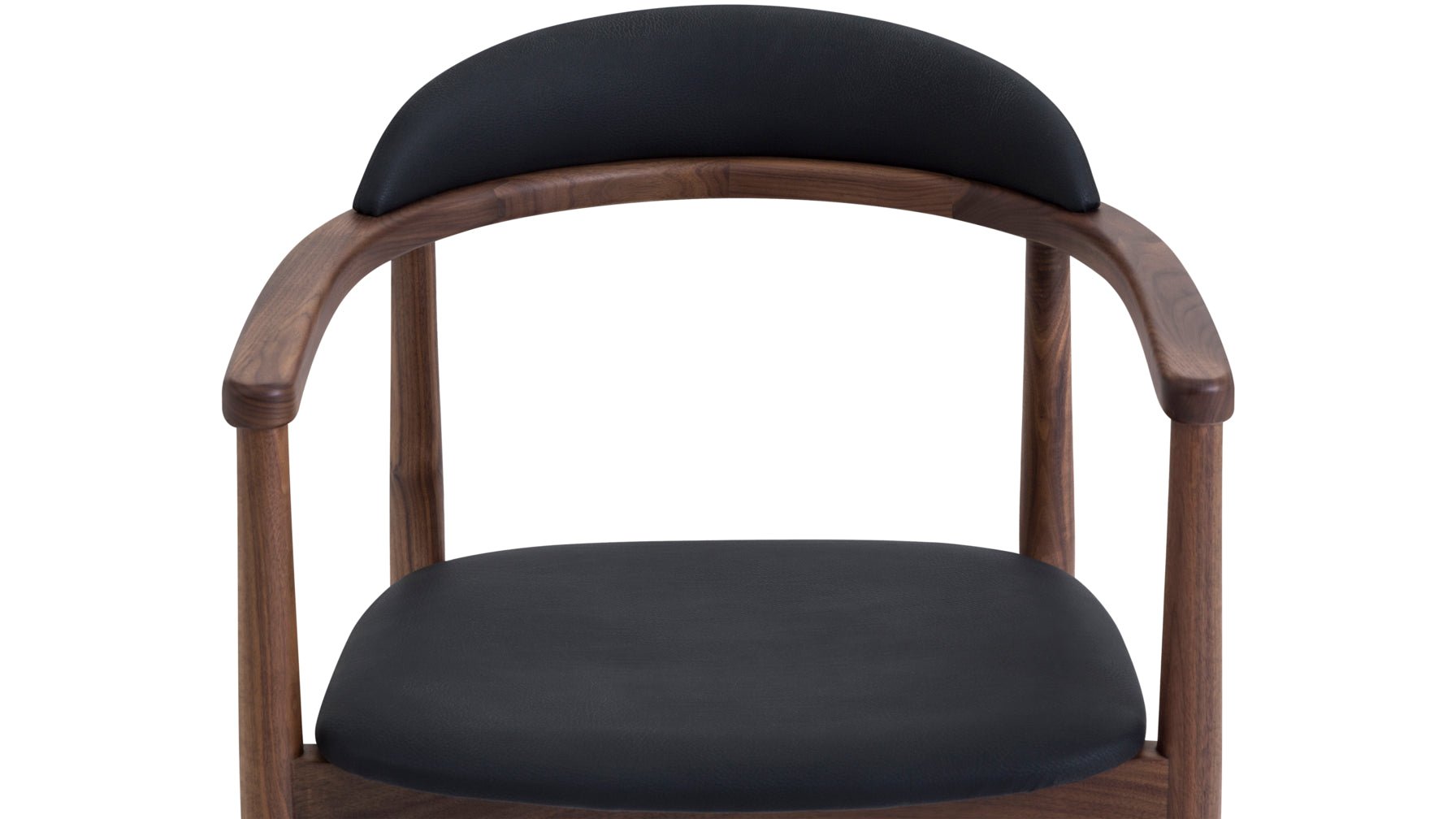 Count On Me Dining Chair, Walnut, Black Seat - Sundays Company CanadaDNC-SH-007-002