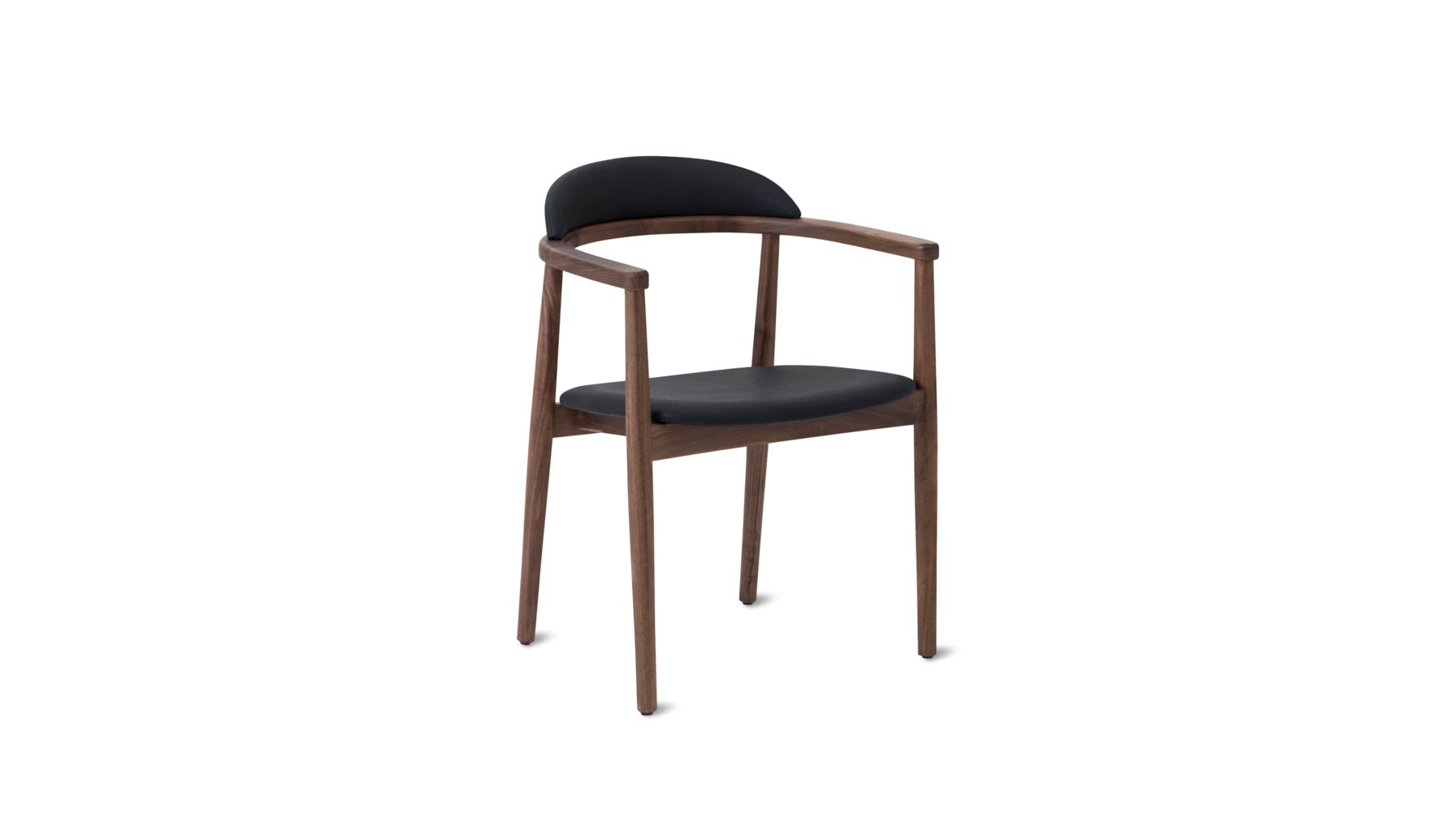 Count On Me Dining Chair, Walnut, Black Seat - Sundays Company CanadaDNC-SH-007-002