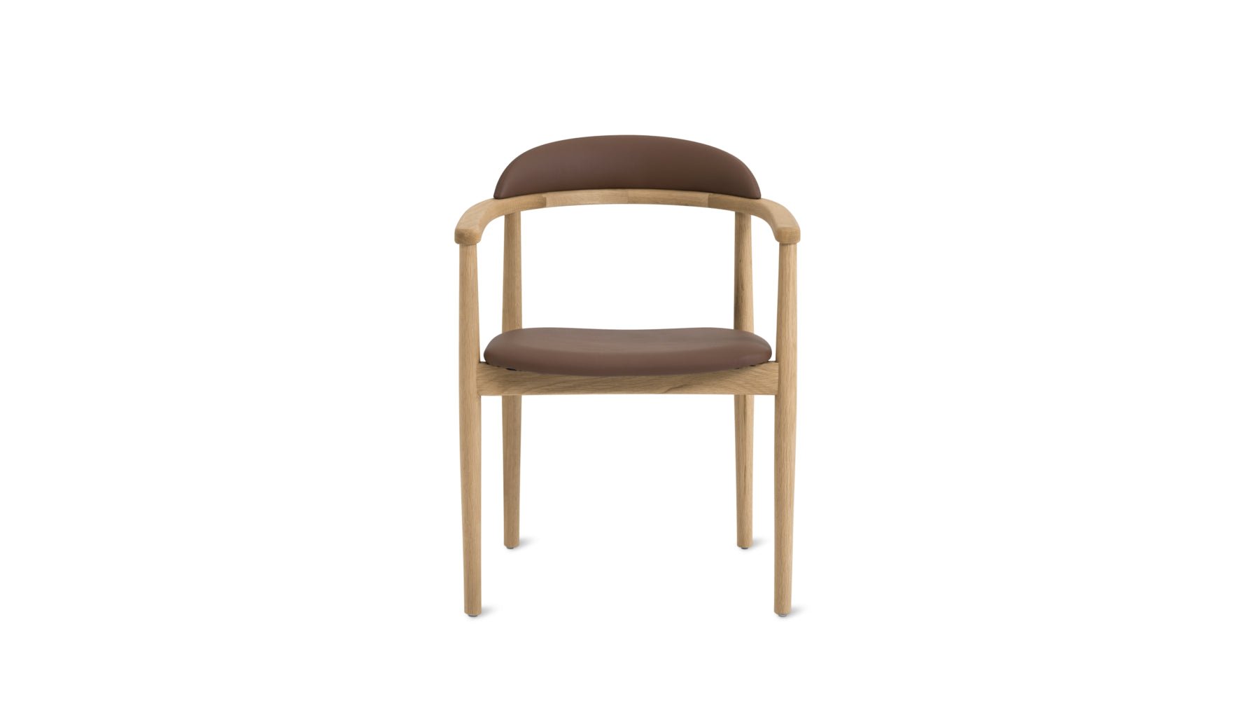 Count On Me Dining Chair, Oak, Brown Seat_image