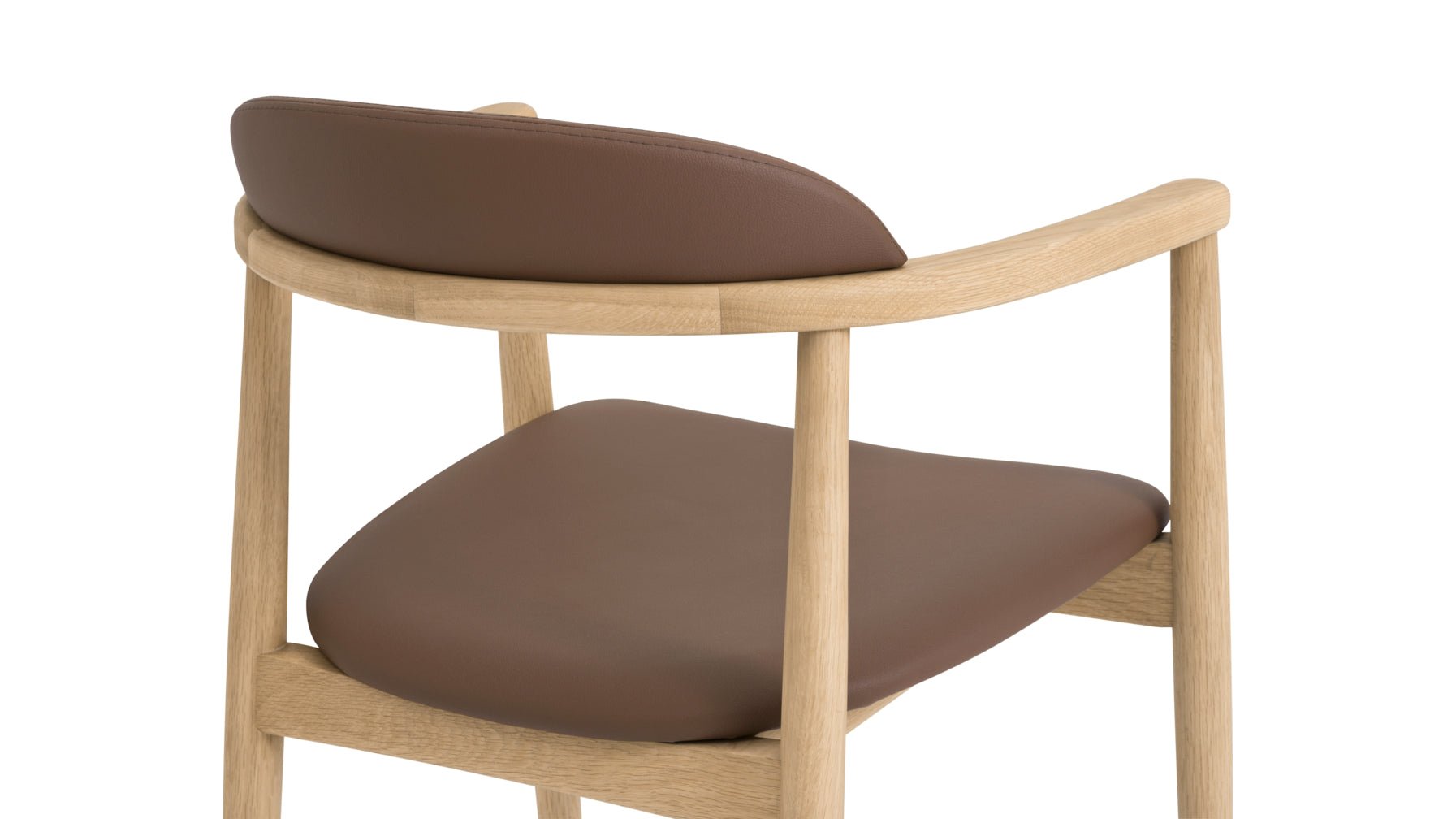 Count On Me Dining Chair, Oak, Brown Seat - Sundays Company CanadaDNC-SH-007-057