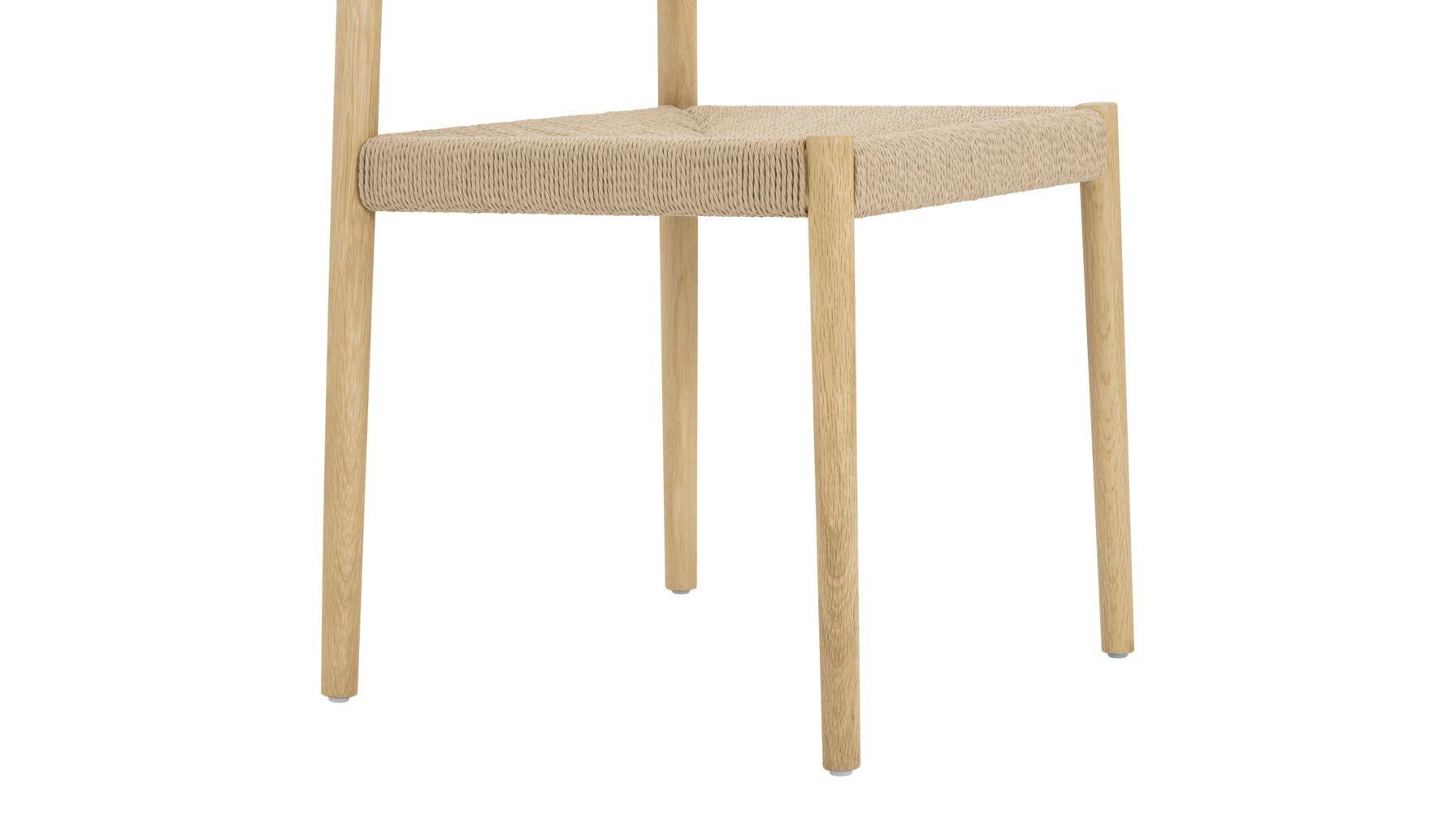 Dinner Guest Armless Dining Chair (Set of Two), White Oak/ Natural Papercord Seat - Sundays Company CanadaDNC-SH-009-024