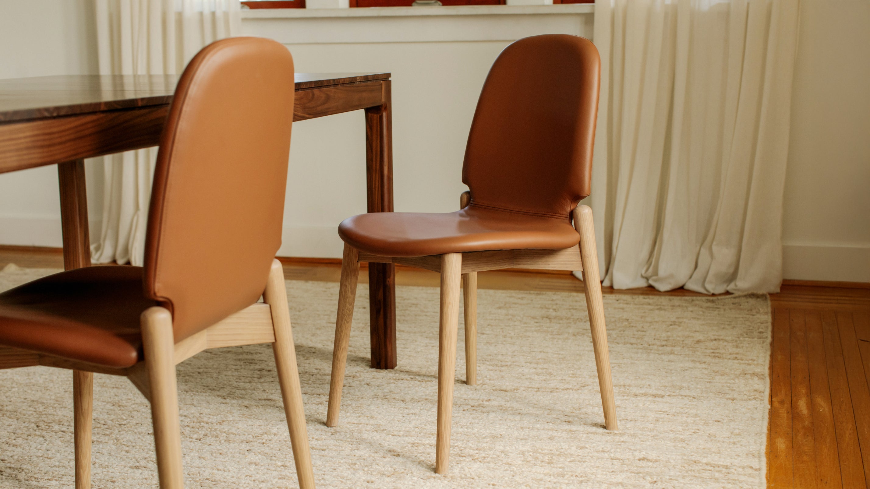 Dine In Dining Chair (Set Of Two), Oak/Pecan - Sundays Company CanadaDNC-YC-001-024