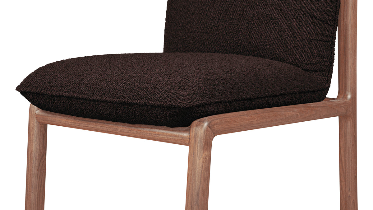 Good Mood Dining Chair (Set Of Two), Walnut, Brownie
