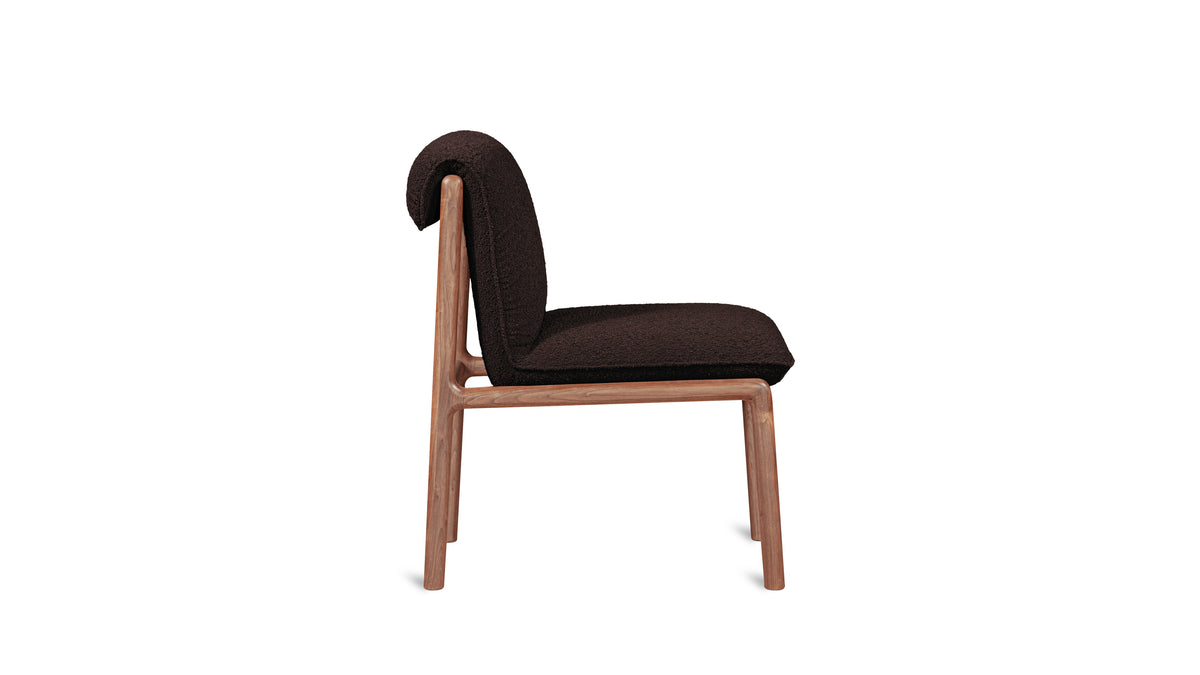 Good Mood Dining Chair (Set Of Two), Walnut, Brownie
