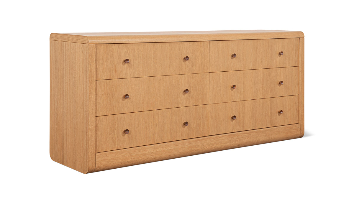 First Class Double Dresser, Oak