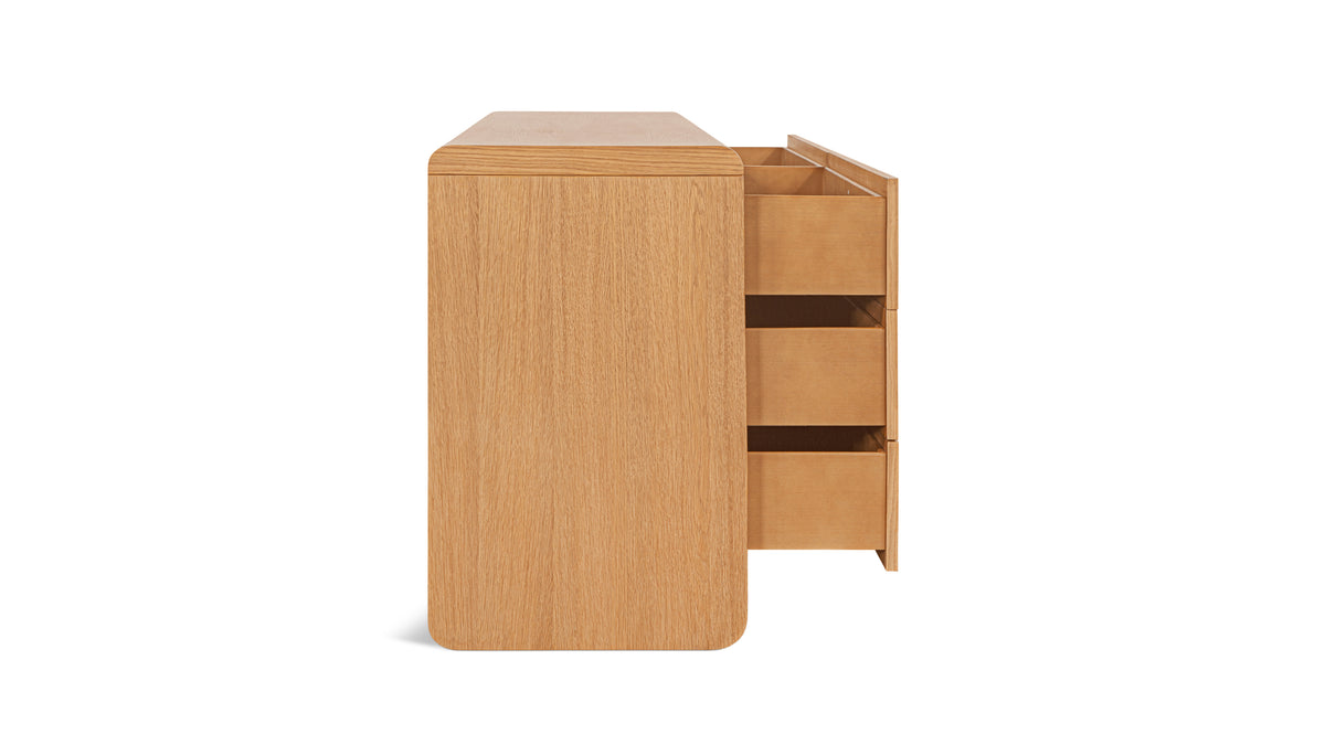 First Class Double Dresser, Oak