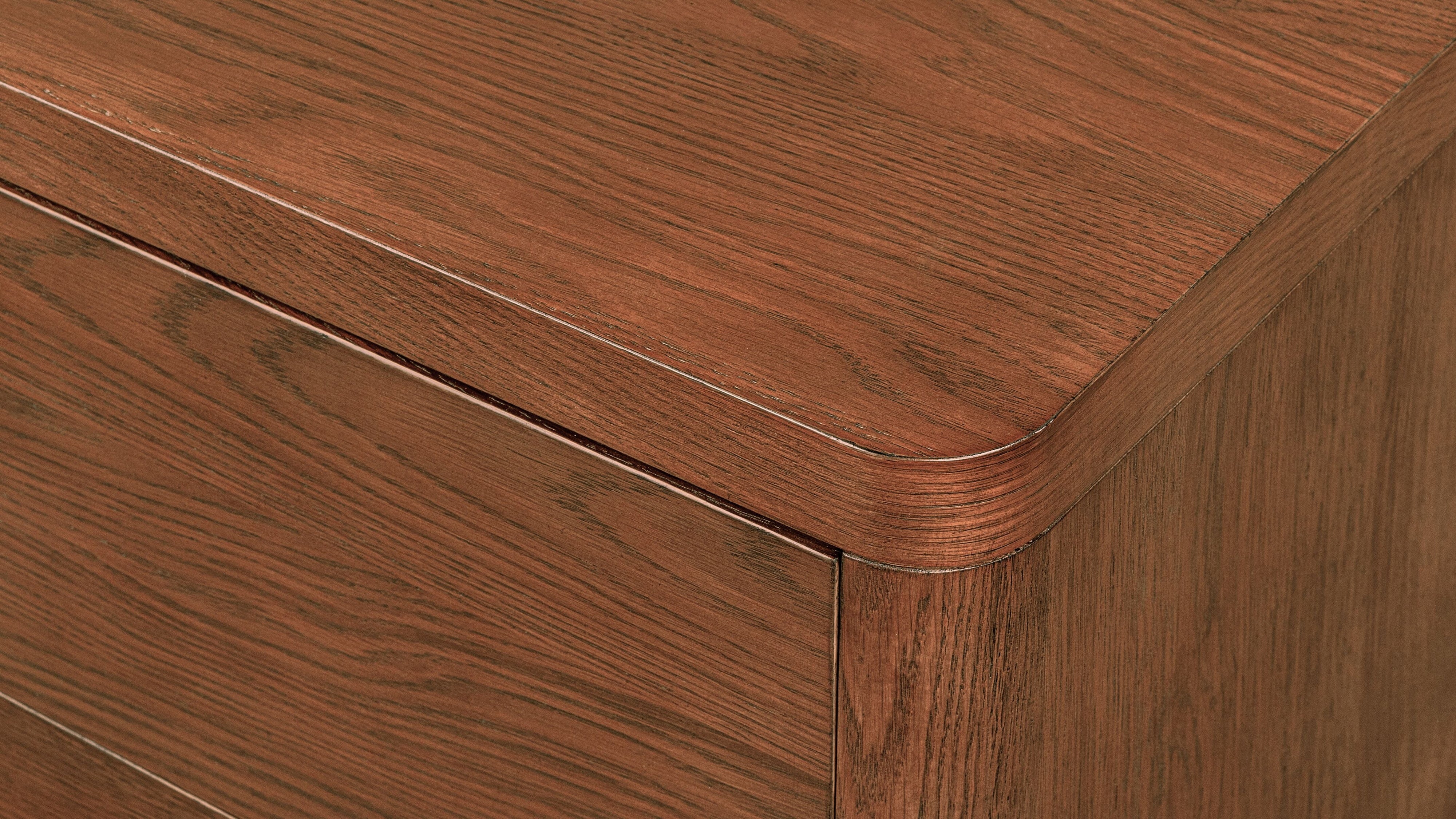 Form Dresser, Stained Walnut
