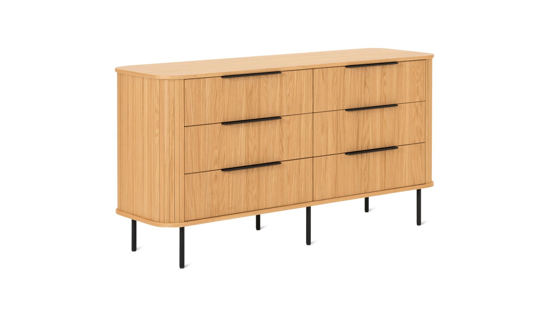 Easy Edge Double Dresser, White Oak - Image 14