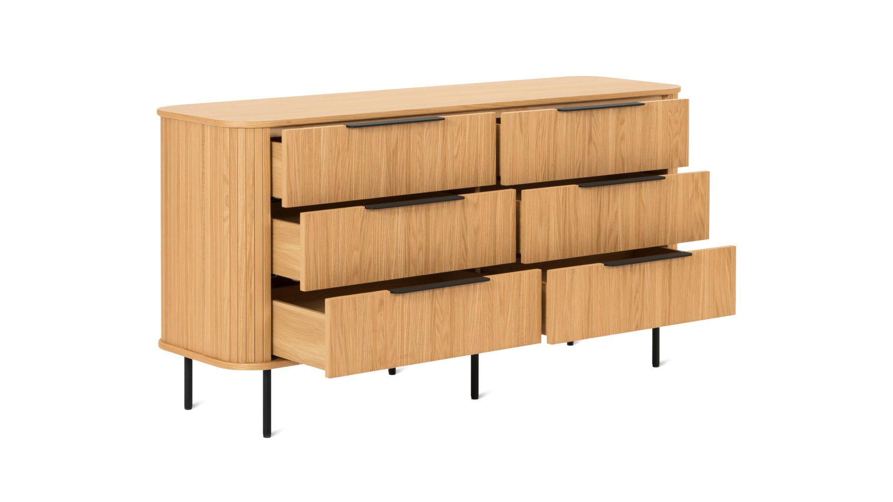 Easy Edge Double Dresser, White Oak - Image 6