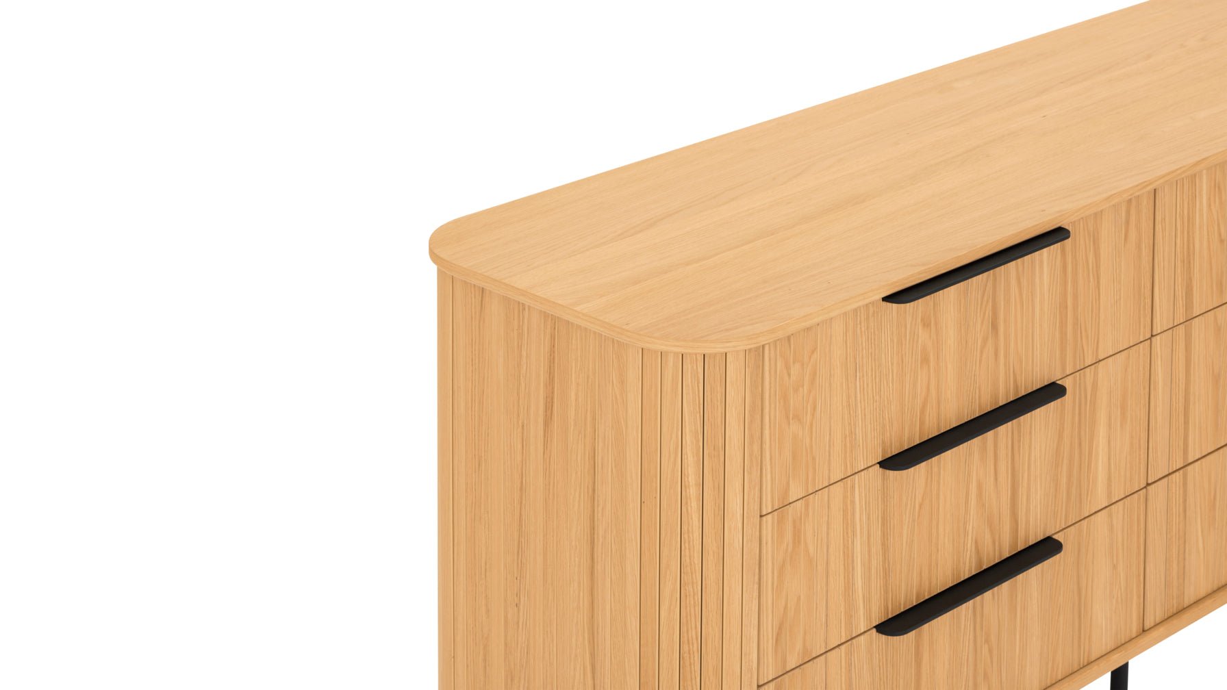 Easy Edge Double Dresser, White Oak - Image 6