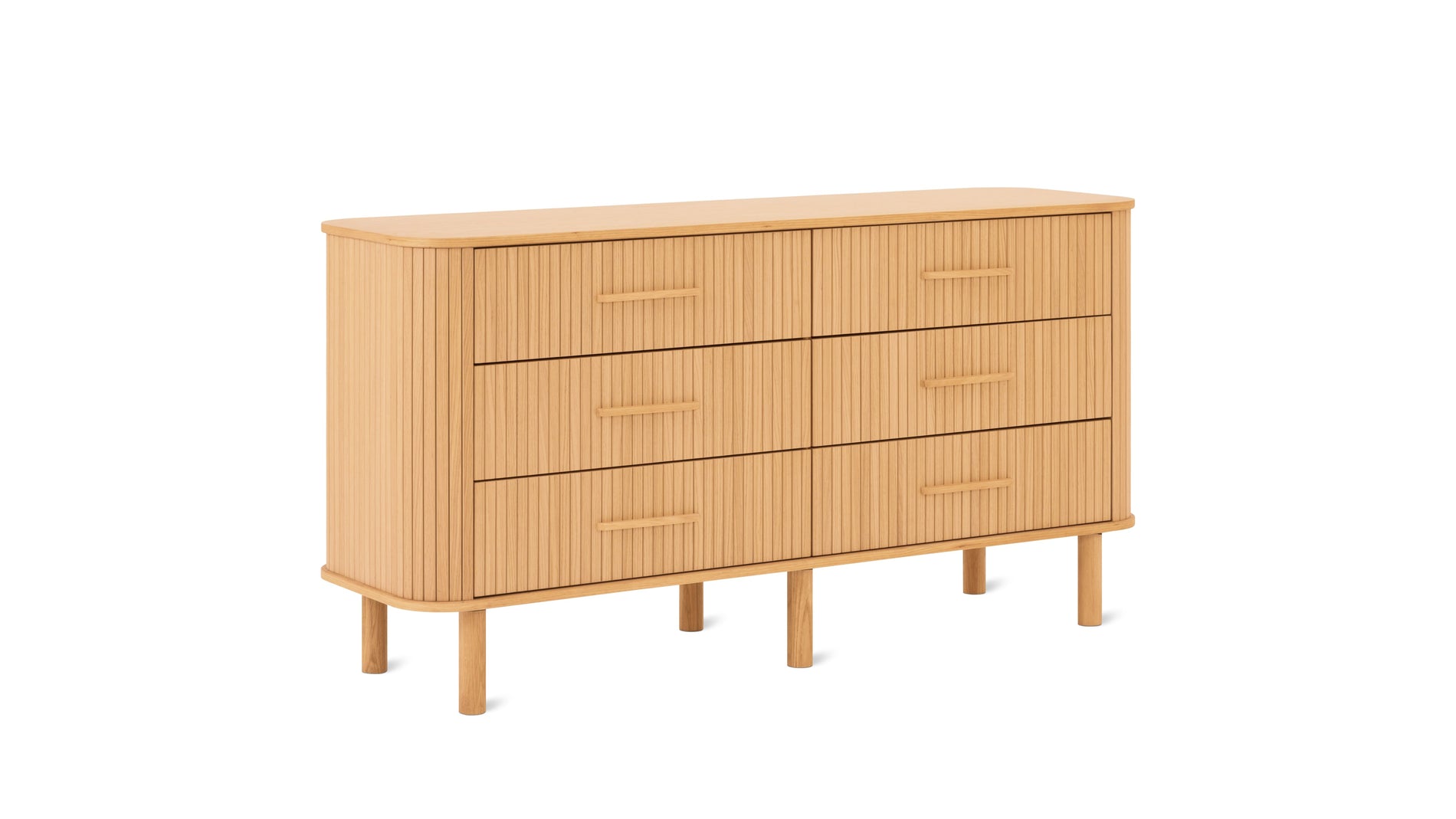 Easy Edge Double Dresser All Wood, White Oak_image