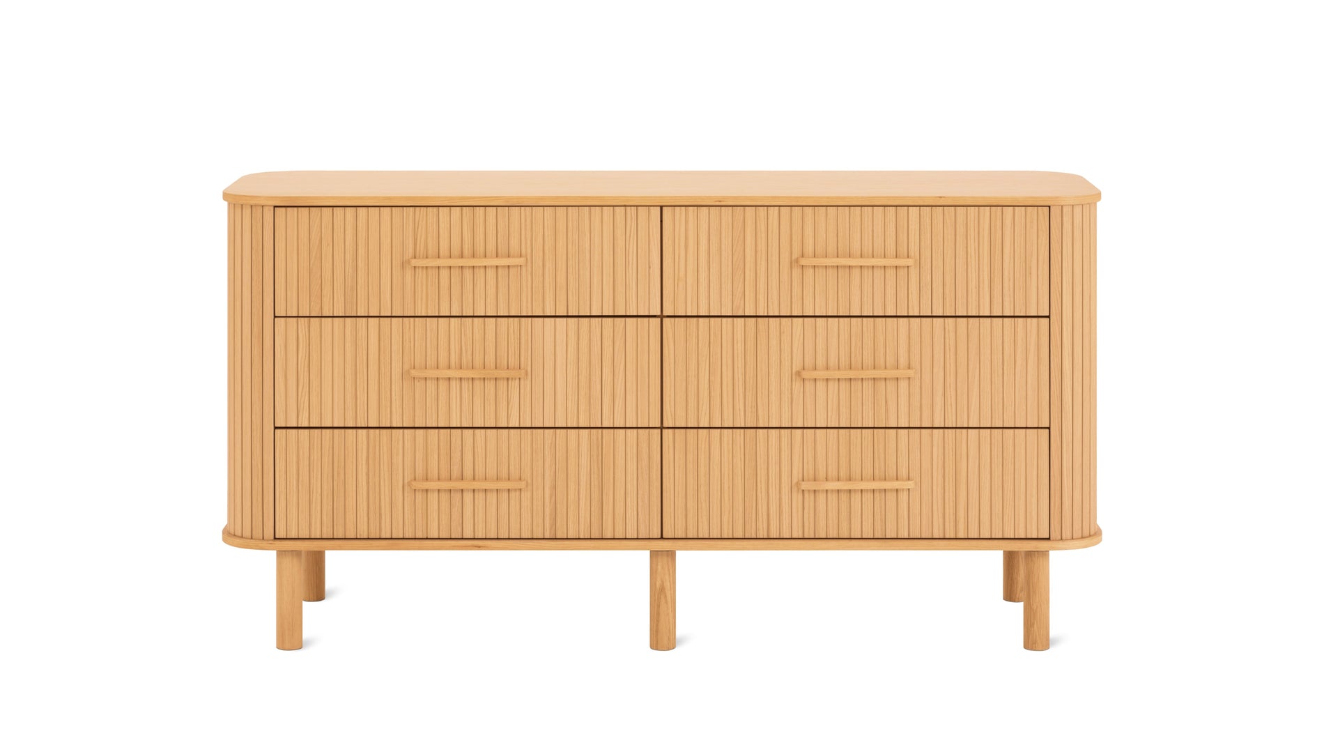 Easy Edge Double Dresser All Wood, White Oak_image