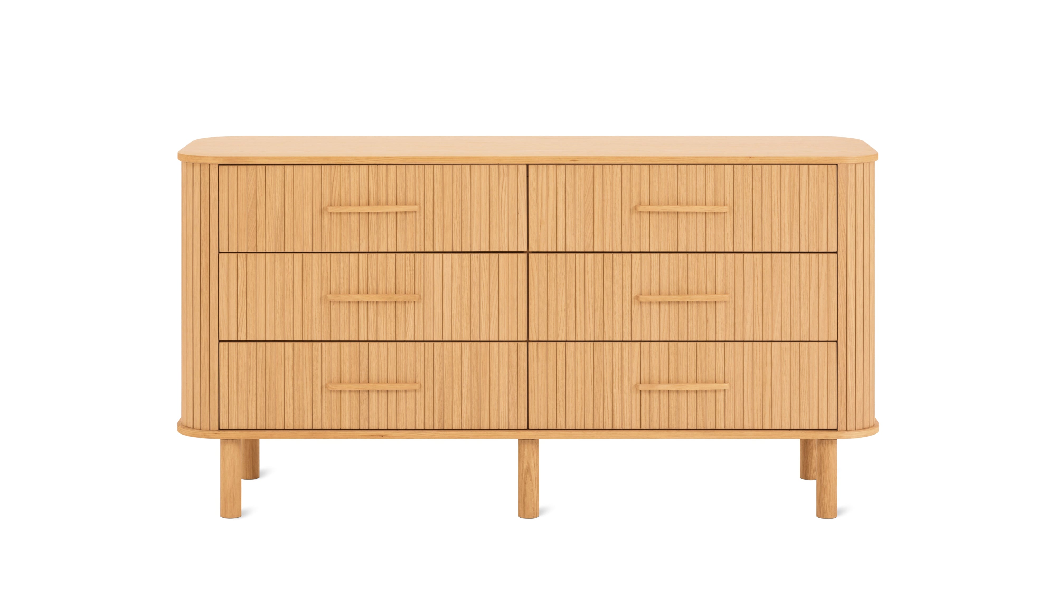 Easy Edge Double Dresser All Wood, White Oak - Image 1