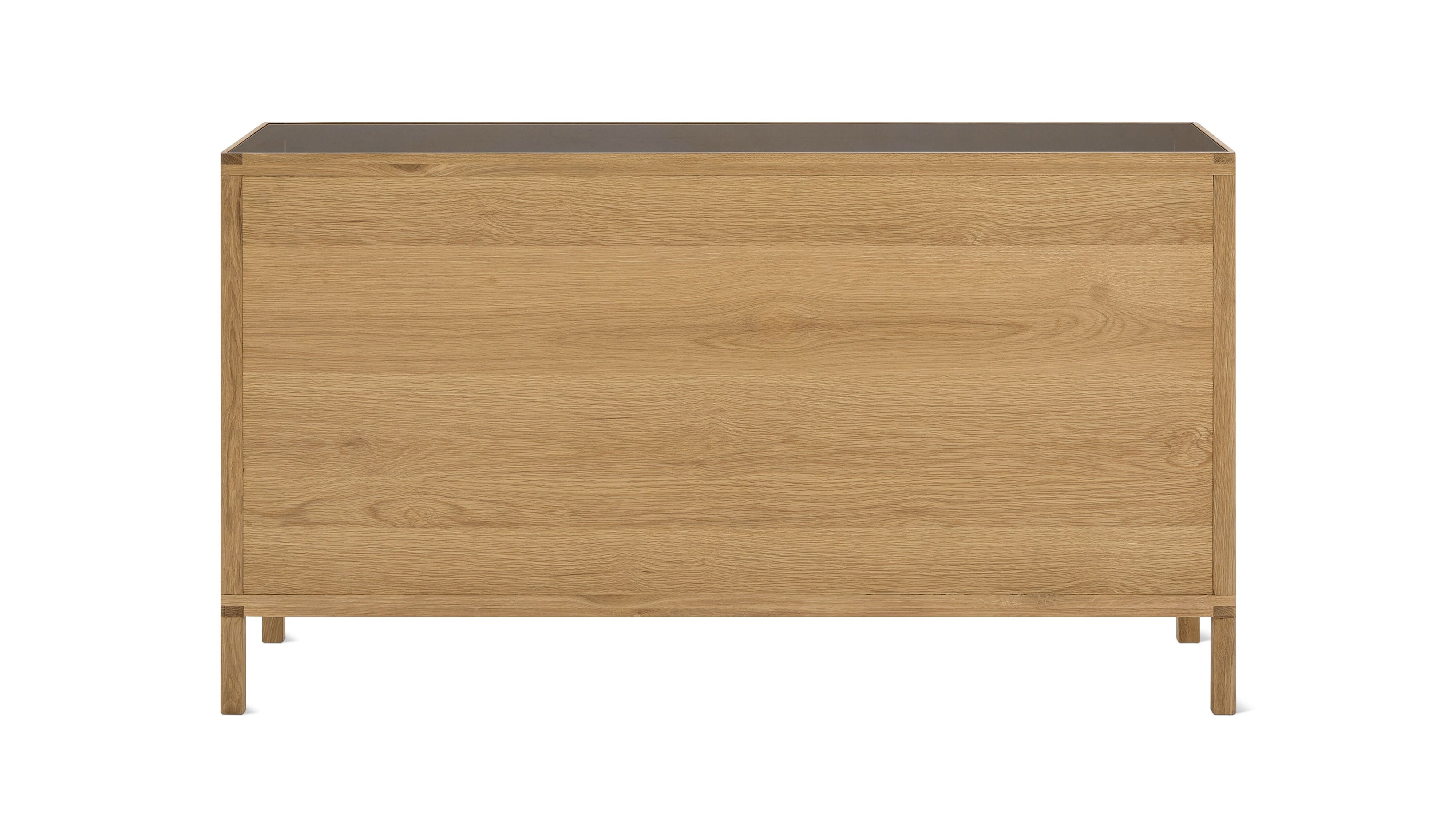 Glimpse Double Dresser, White Oak