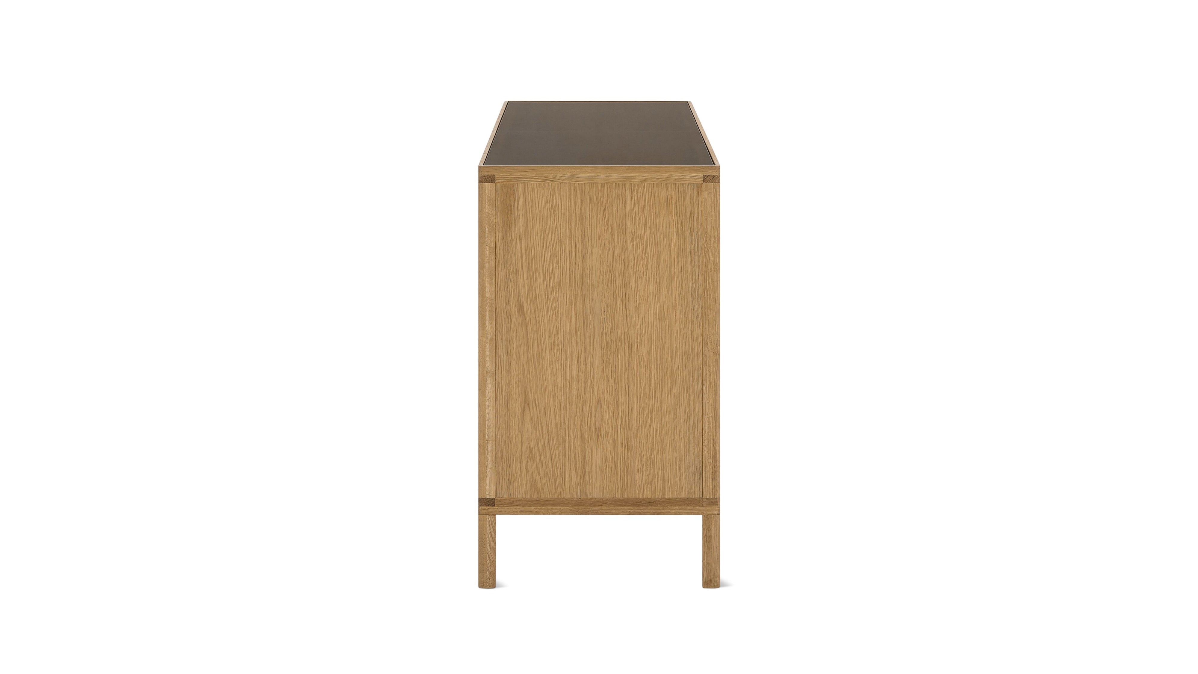 Glimpse Double Dresser, White Oak