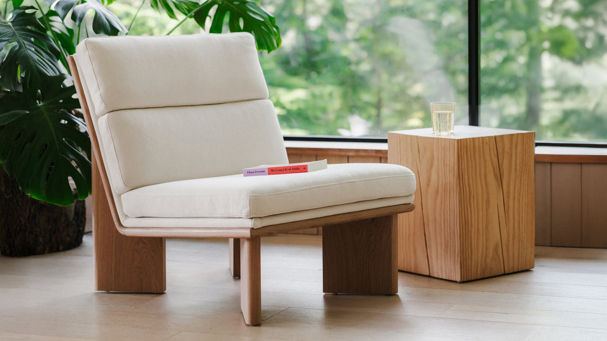Frame Lounge Chair, Oak, Moss