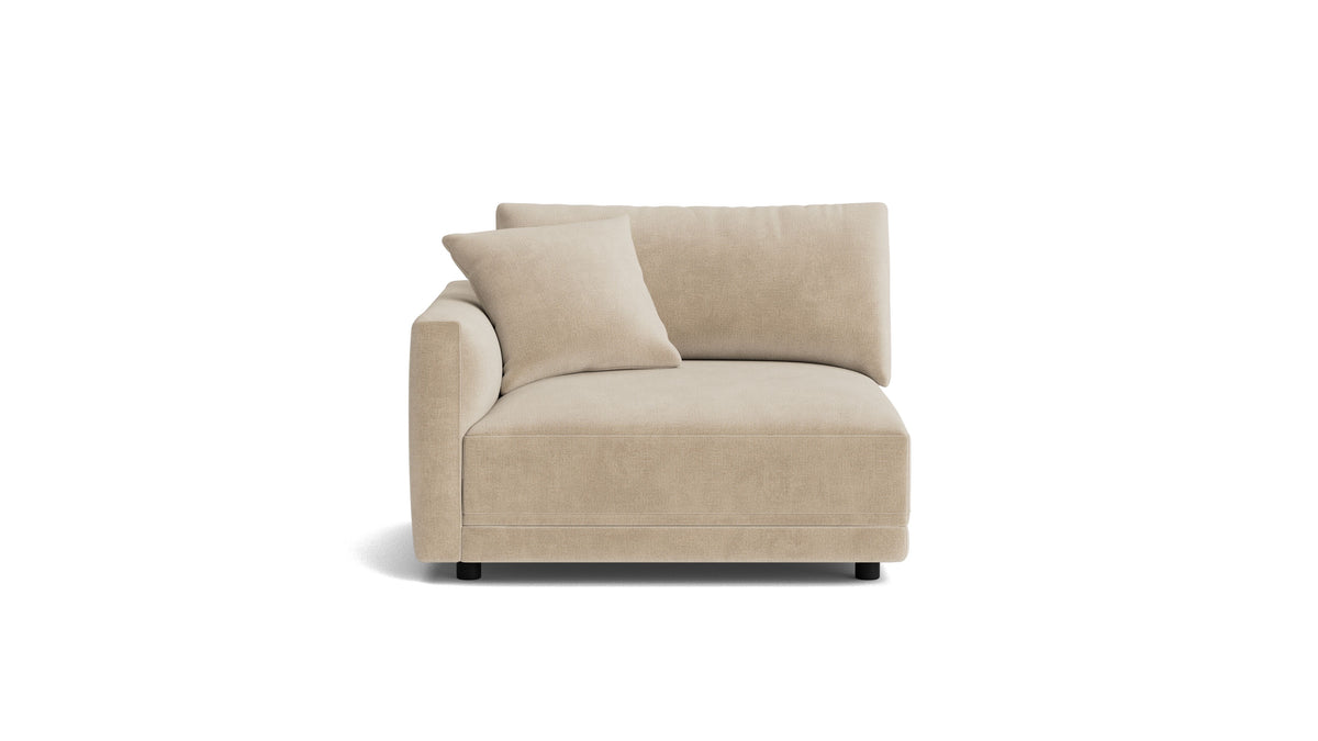 Soft Spot Left Arm Corner Chair, Cashew