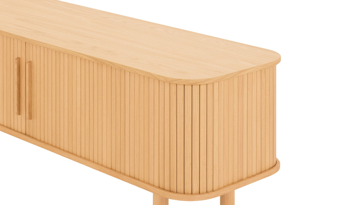 Easy Edge Media Unit All Wood, White Oak - Sundays Company Canada