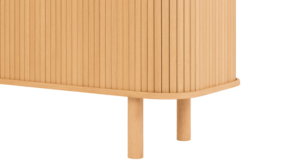 Easy Edge Media Unit All Wood, White Oak - Sundays Company Canada