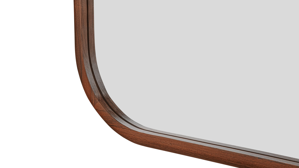 Harbour Mirror, Rectangular, Walnut