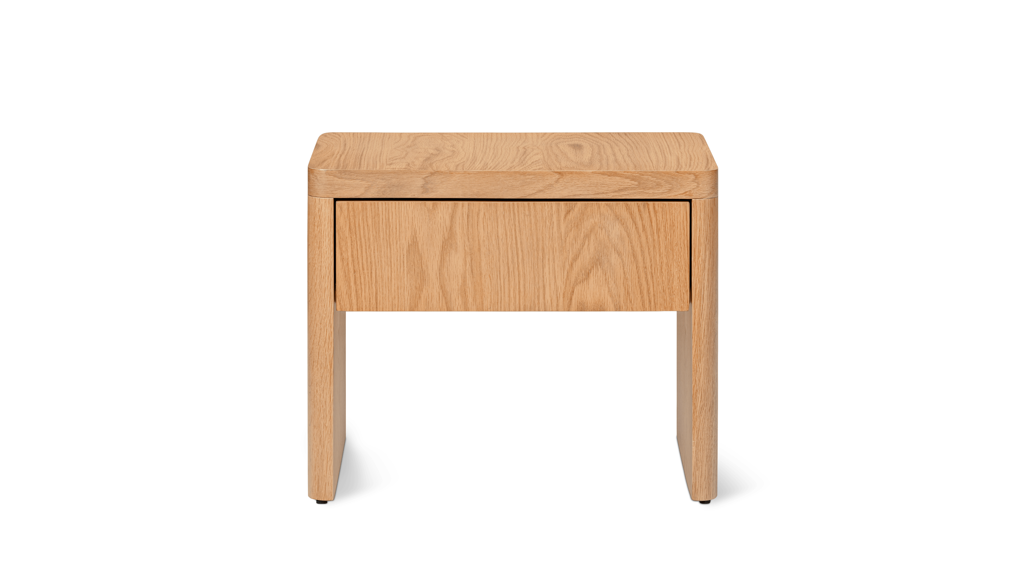 Form Nightstand With Drawer, White Oak - Image 8