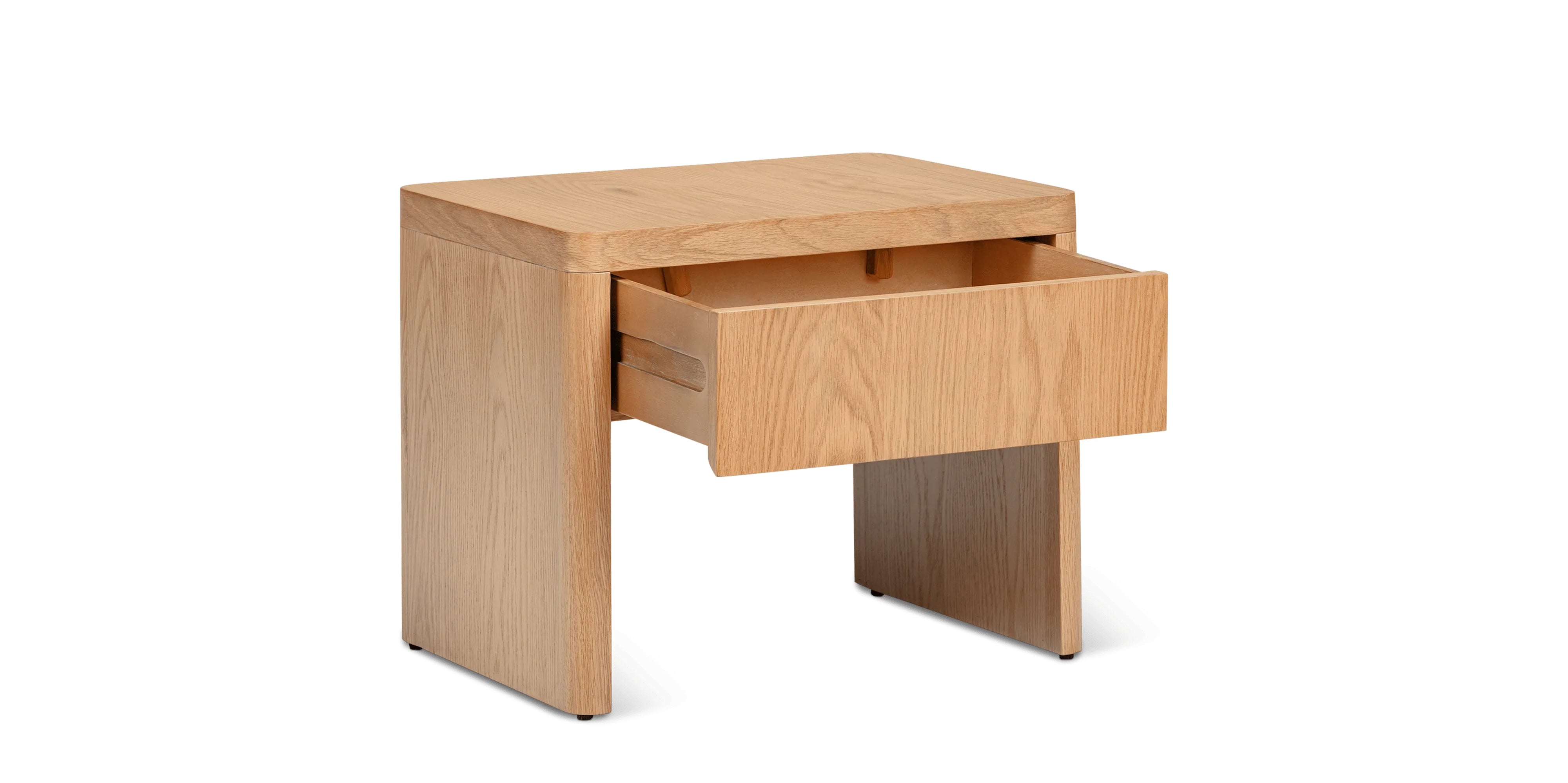 Form Nightstand, White Oak