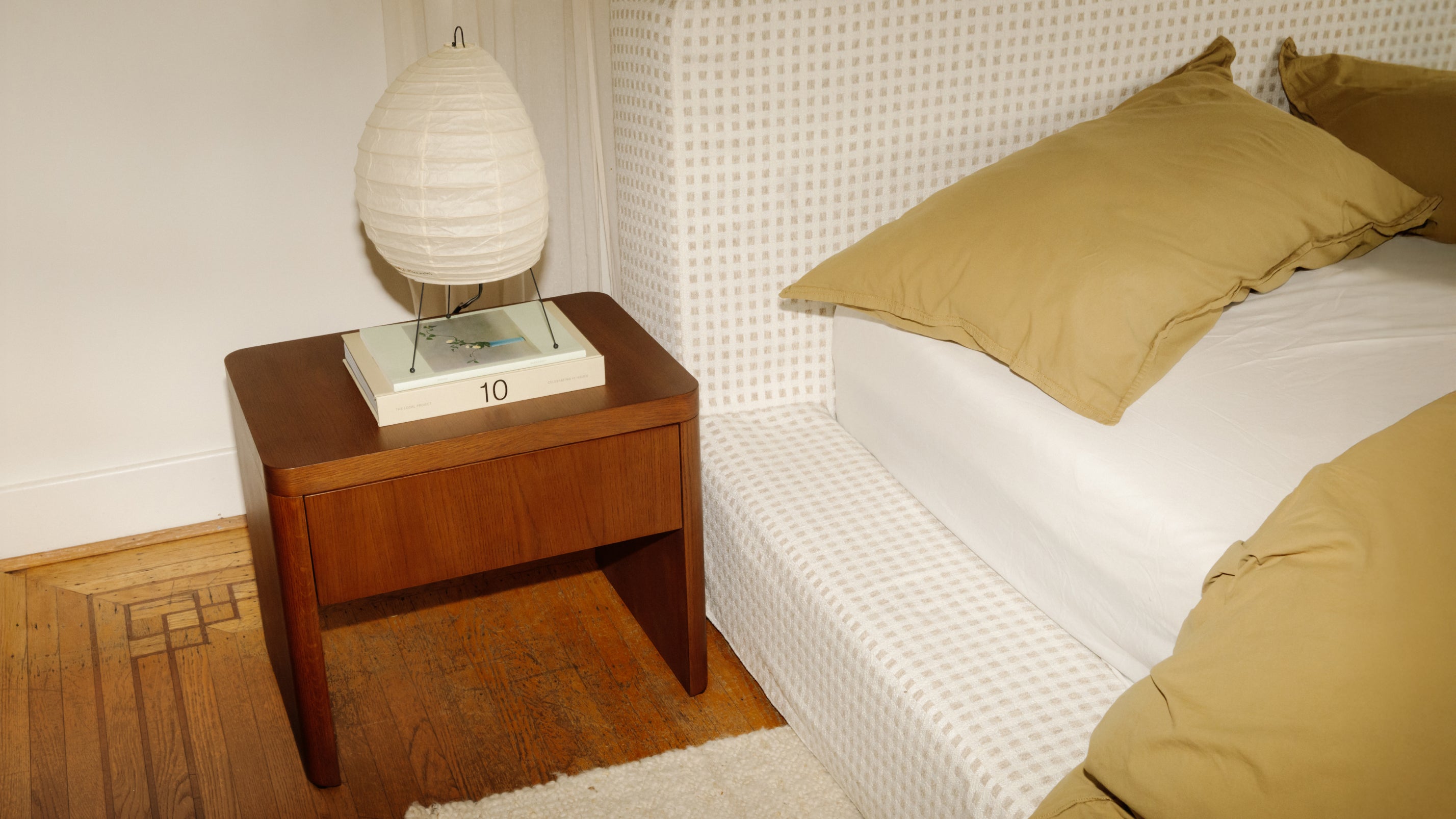 Form Nightstand, Stained Walnut - Sundays Company CanadaNIS-JU-001-116